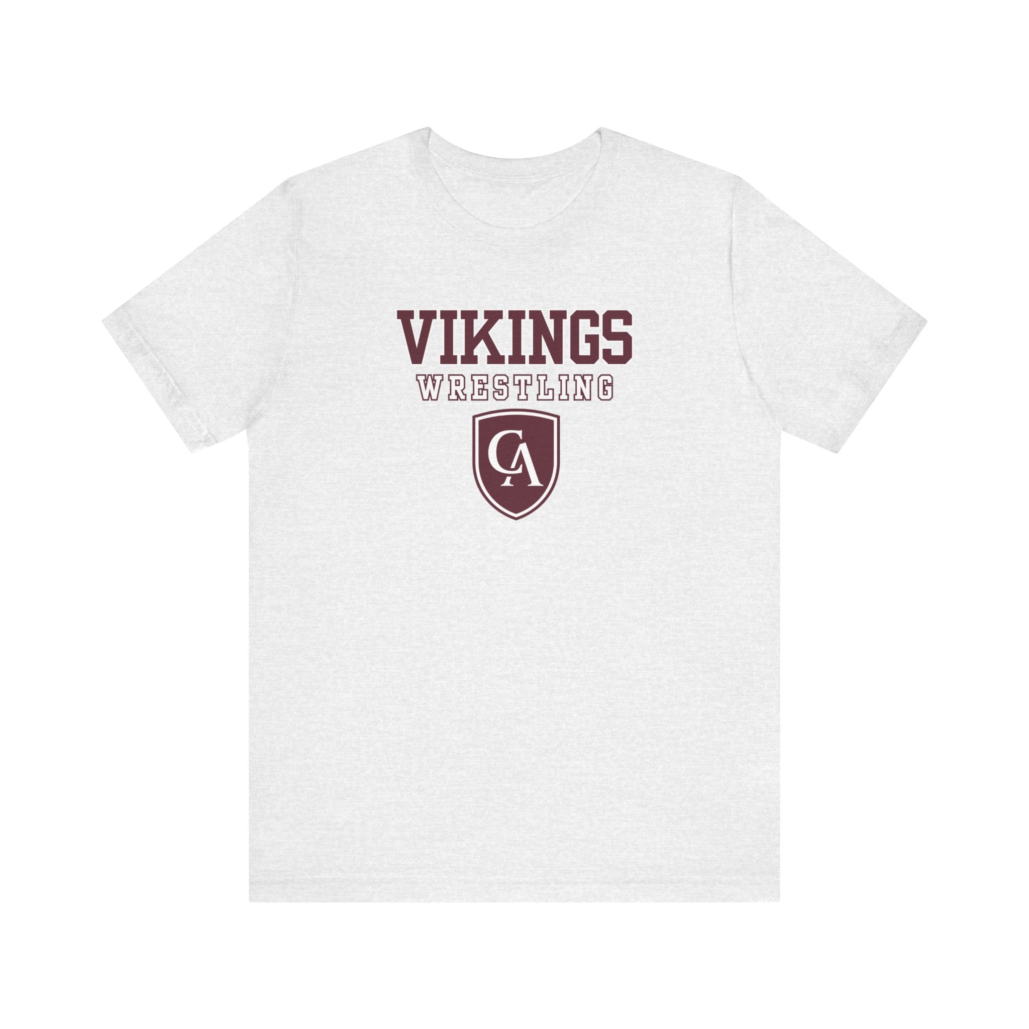 Adult Unisex Columbus Academy Vikings Wrestling Graphic Short Sleeve Bella + Canvas Soft Tee