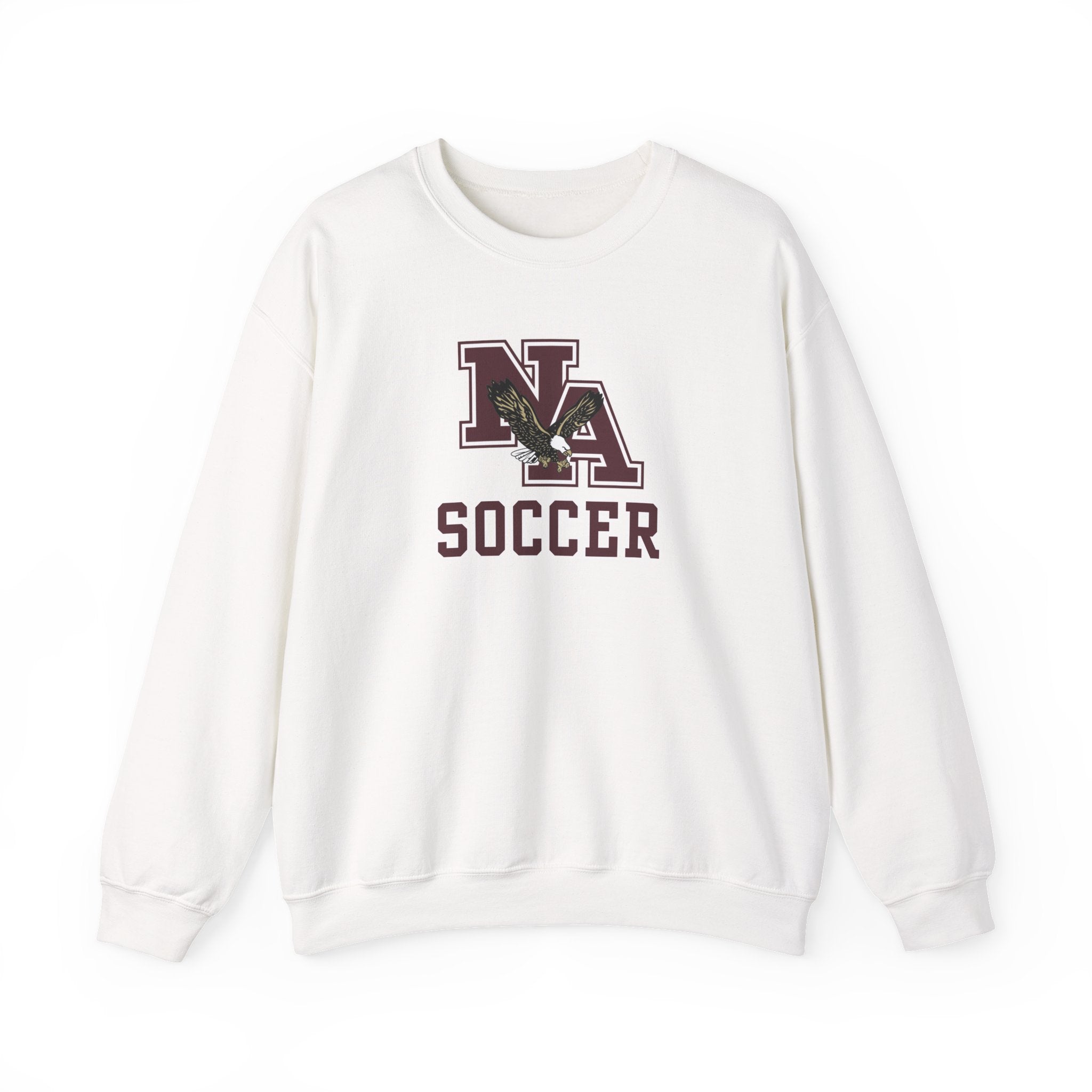 Adult Unisex New Albany Classic Maroon Soccer Logo Graphic Sweatshirt