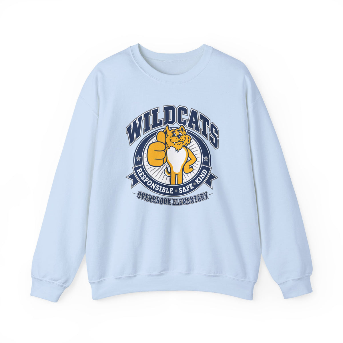 Adult Unisex Overbrook Elementary Wildcat Way Graphic Sweatshirt