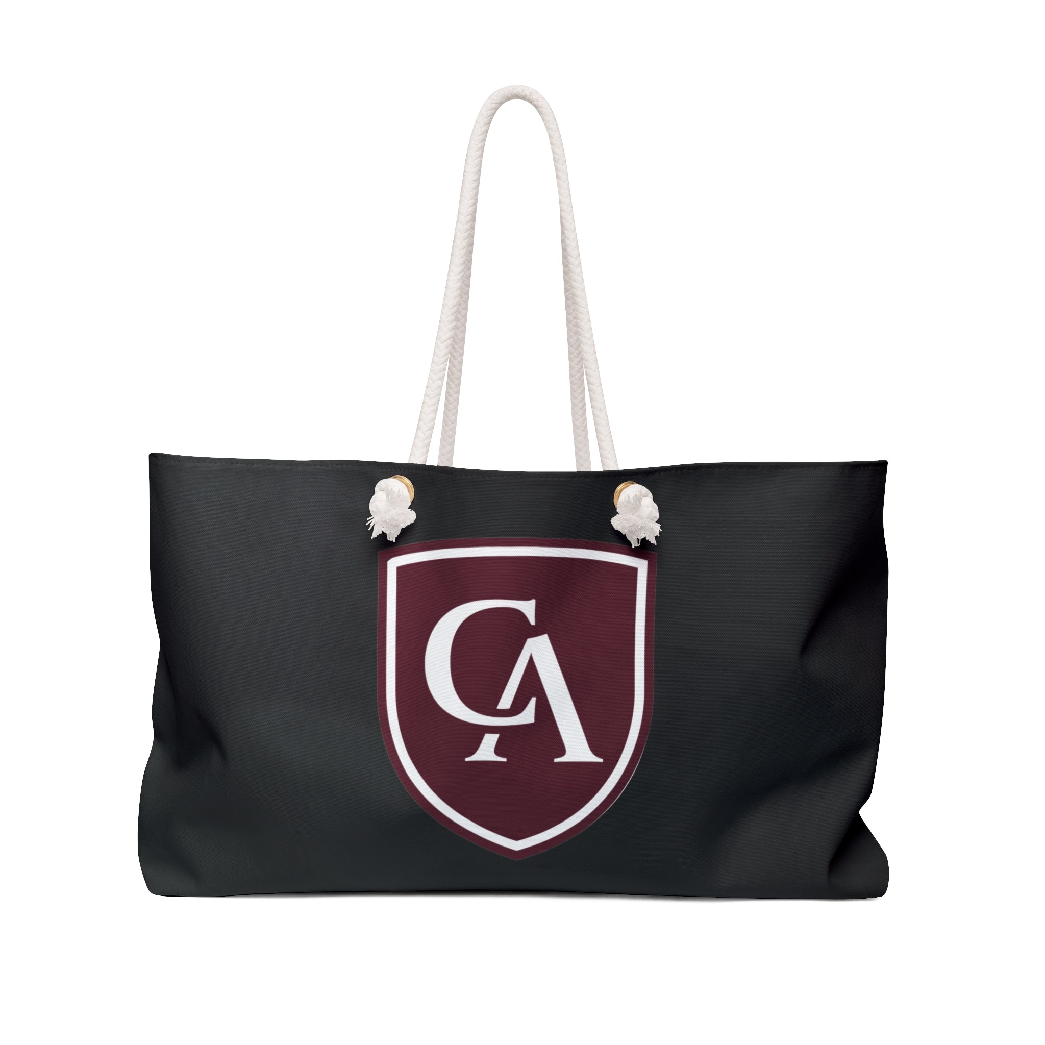 Columbus Academy Logo Large Black Tote