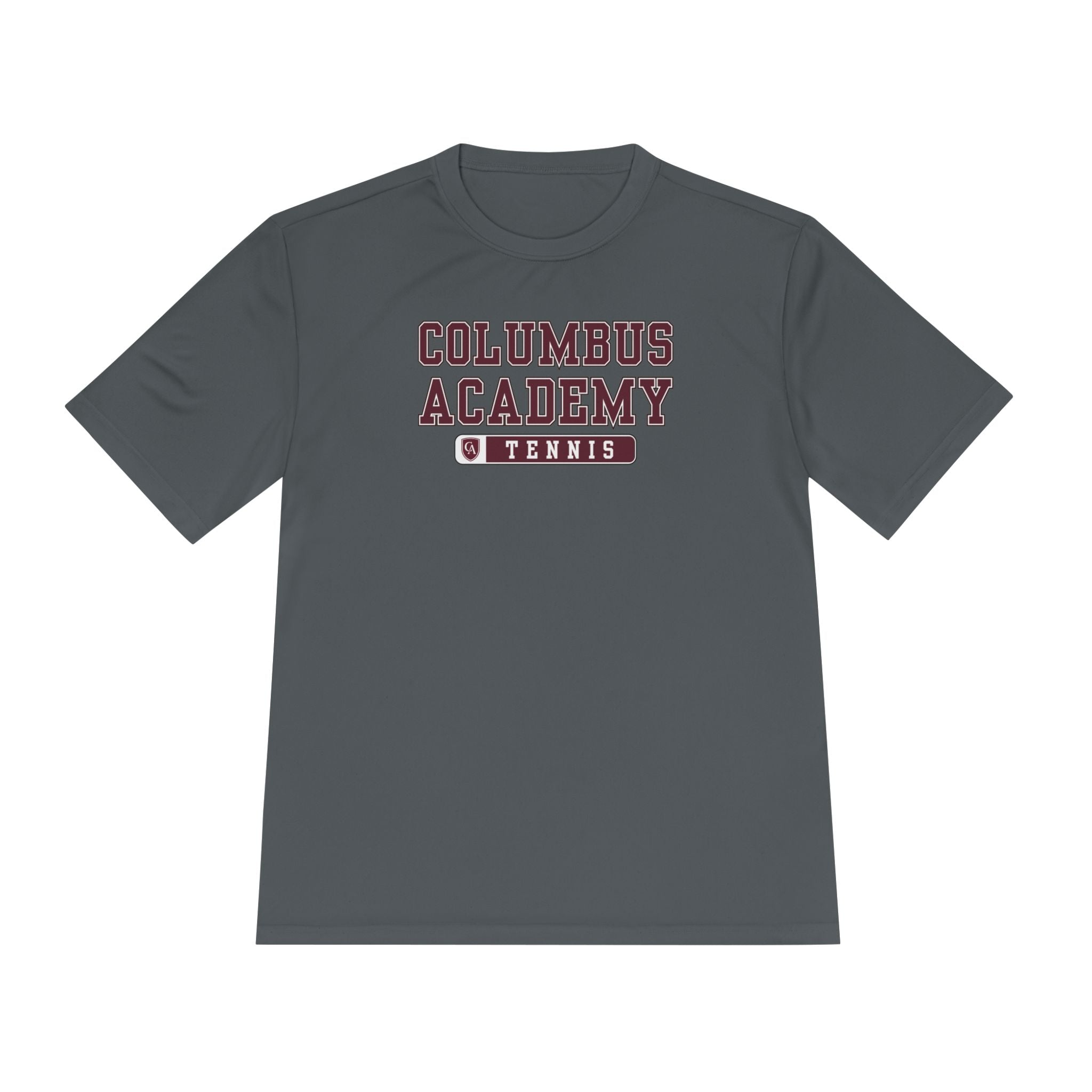 Adult Unisex Columbus Academy Tennis Graphic Sport-Tek Competitor Performance Tee