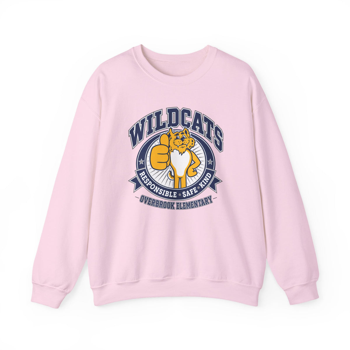 Adult Unisex Overbrook Elementary Wildcat Way Graphic Sweatshirt
