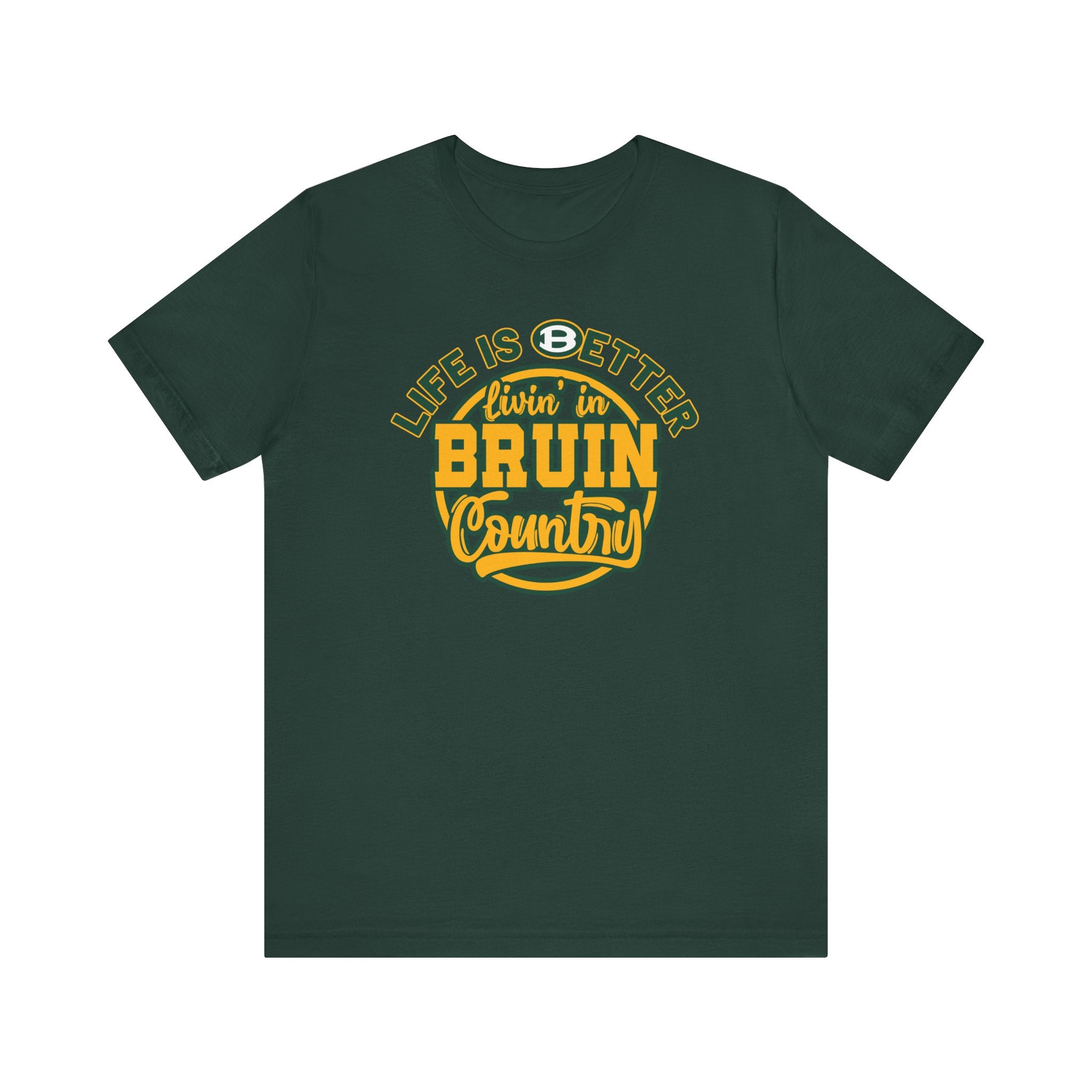 Adult Unisex Bruin Country Graphic Short Sleeve Soft Tee
