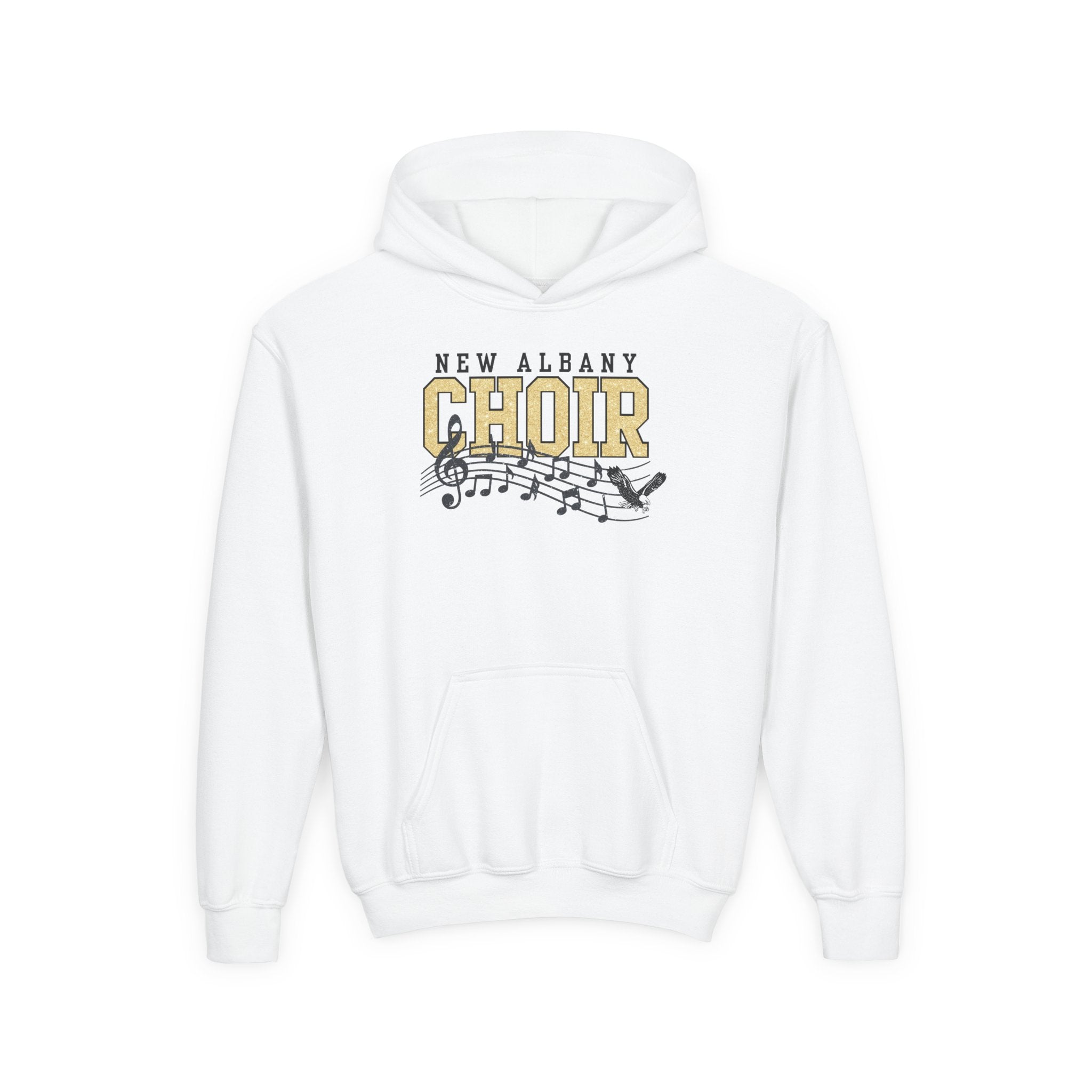 Youth New Albany Choir Digital Glitter Graphic Hoodie