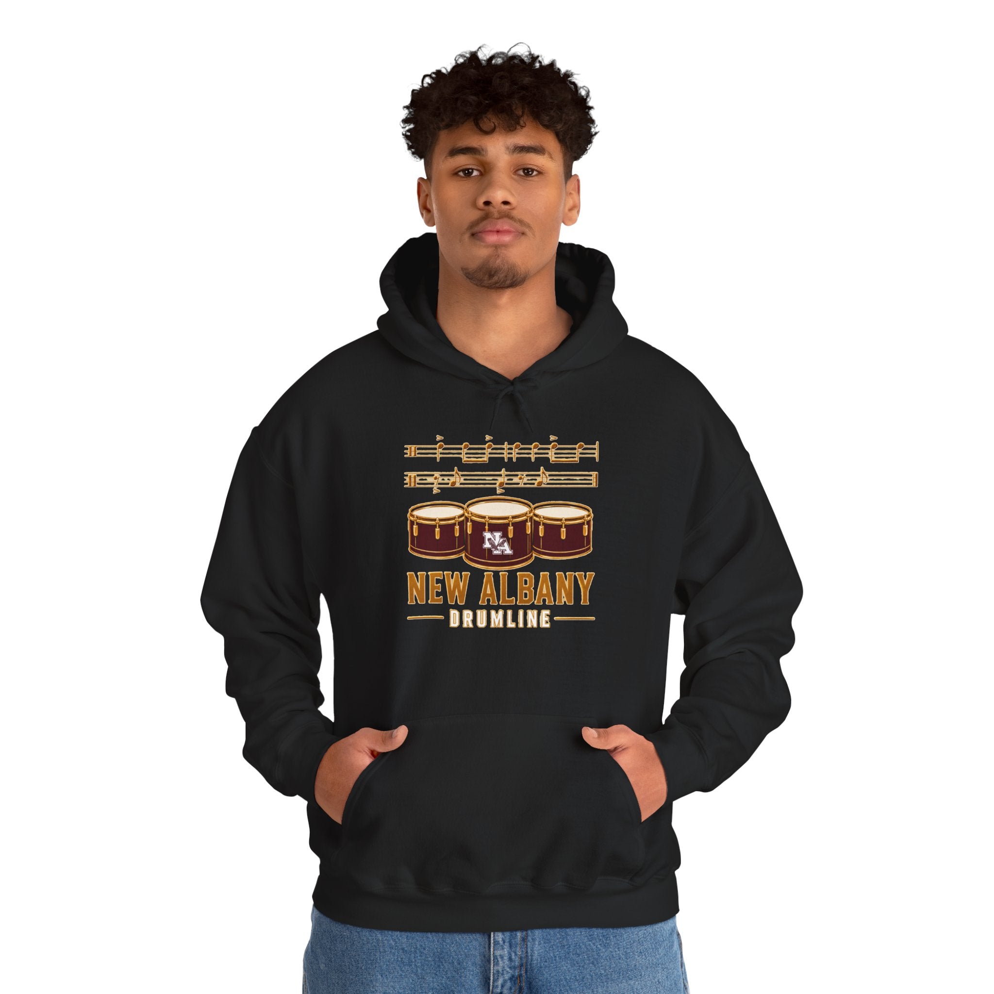 Adult Unisex New Albany Band Drumline Graphic Hoodie