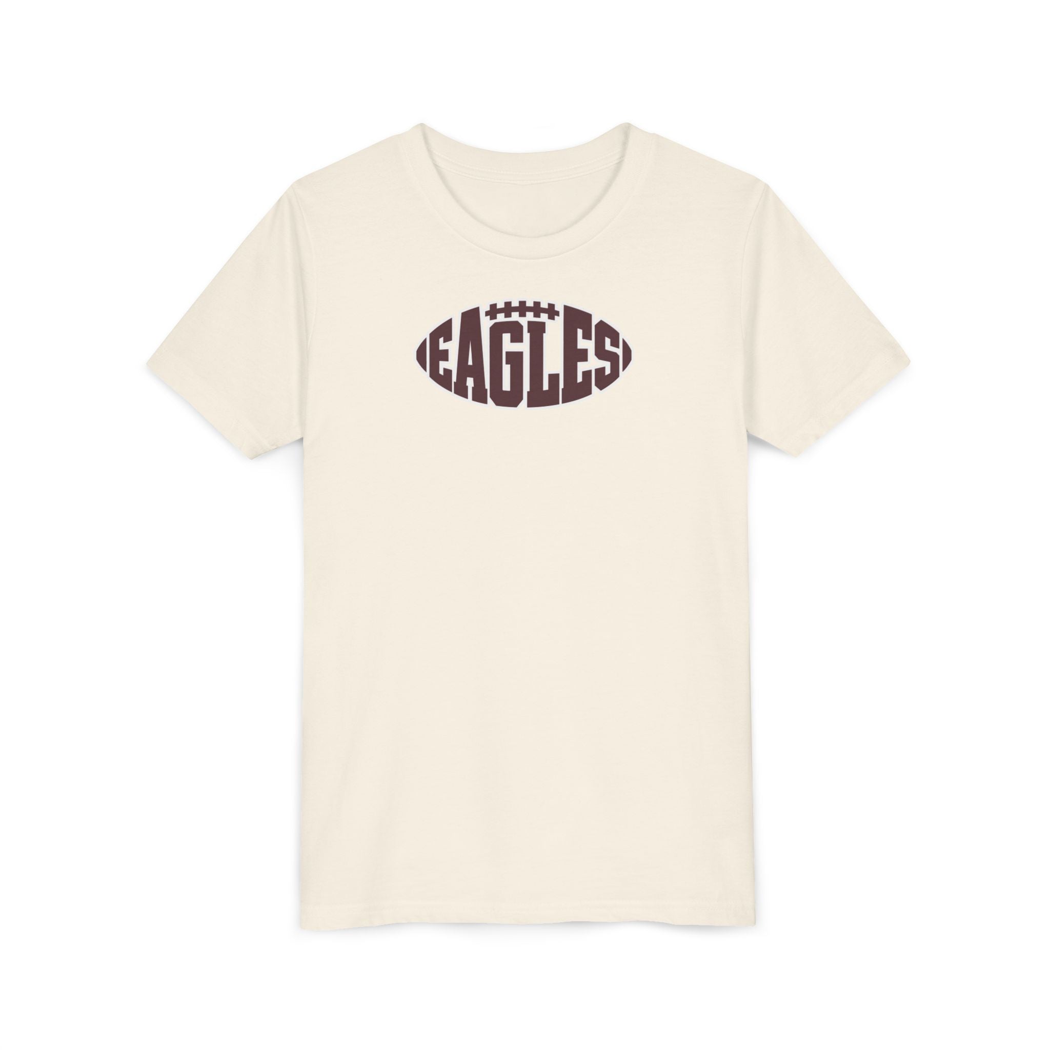 Youth New Albany Football Eagle Ball Graphic Short Sleeve Bella + Canvas Soft Tee