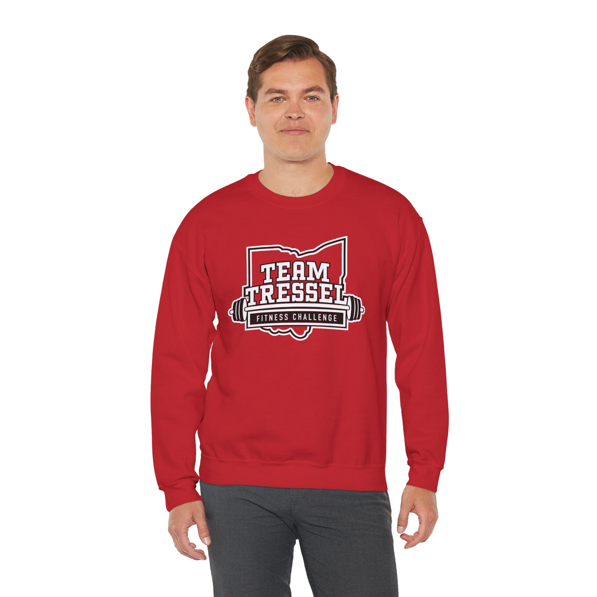 Adult Unisex Team Tressel Fitness Challenge Graphic Sweatshirt