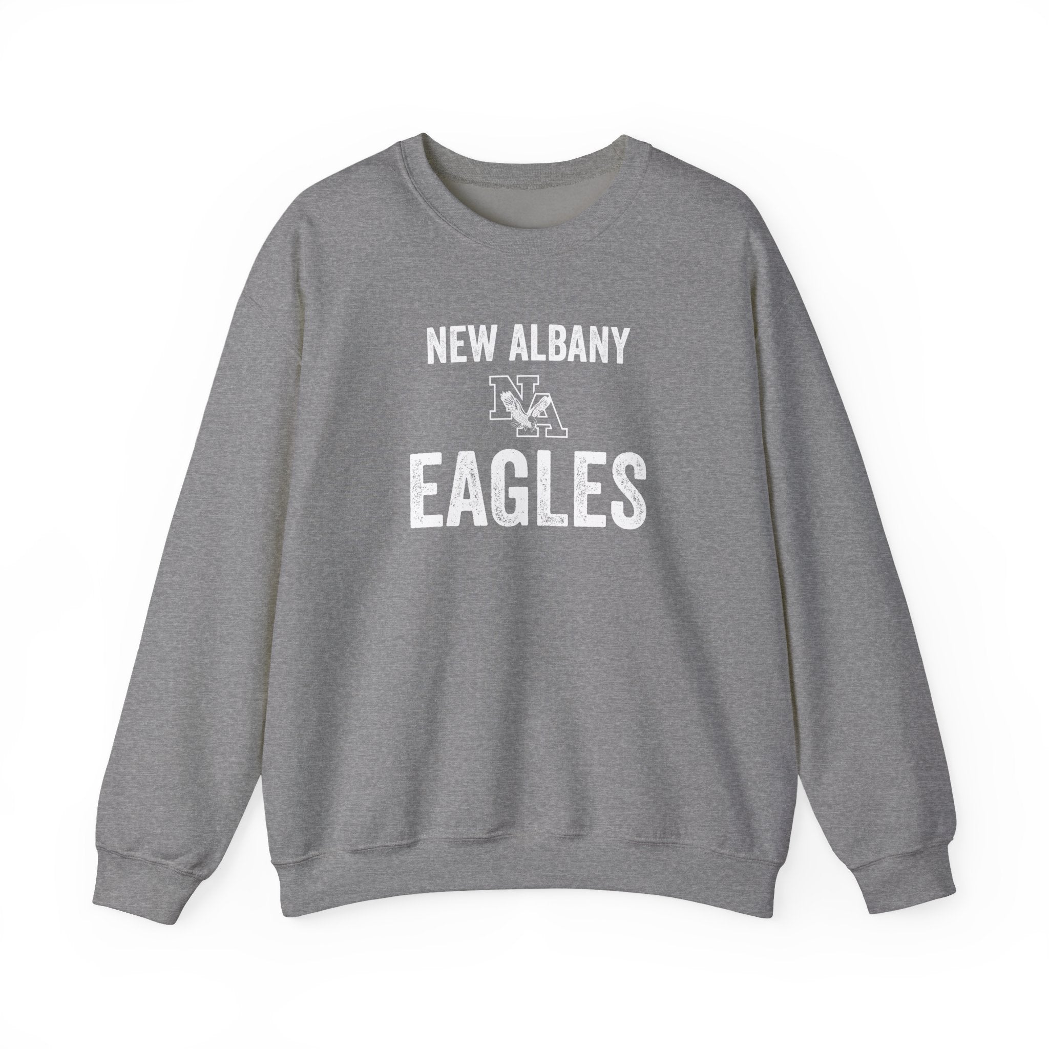 Adult Unisex Vintage Distressed New Albany Eagles Graphic Sweatshirt