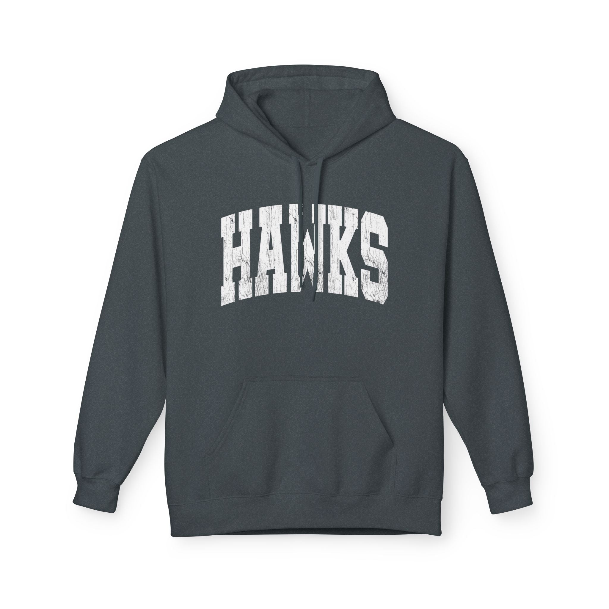 Adult Unisex Westerville Central Distressed Oversized Hawks Graphic Soft Style Hoodie