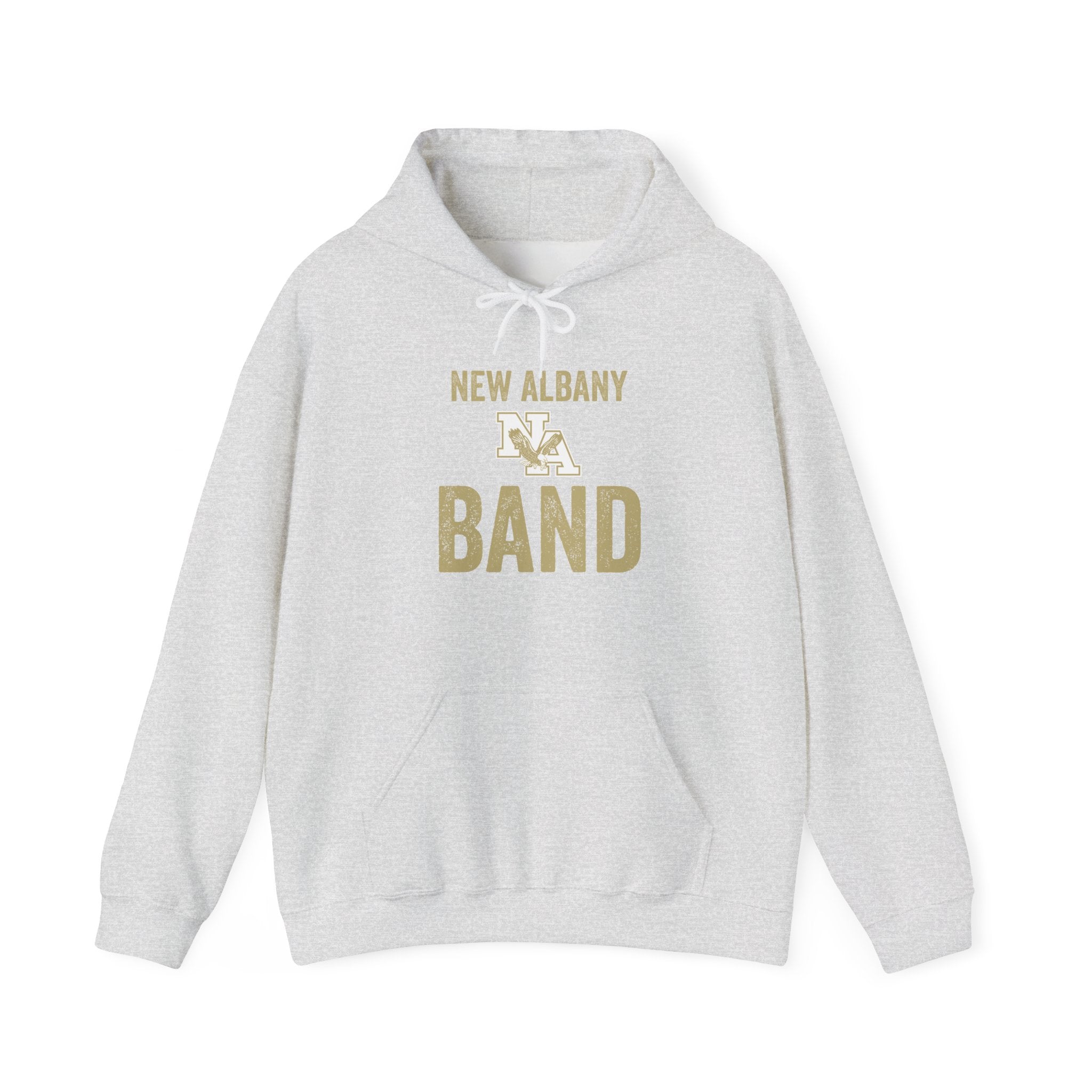 Adult Unisex Vintage Distressed New Albany Band Graphic Hoodie