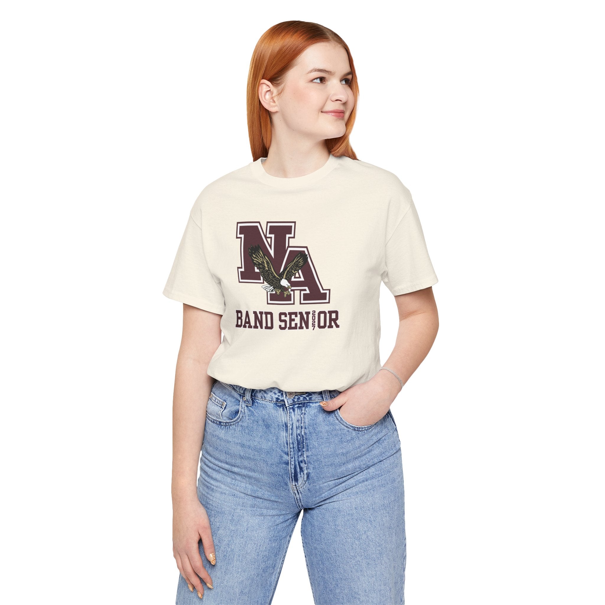Adult Unisex New Albany Band 2027 Senior Graphic Short Sleeve Bella + Canvas Soft Tee