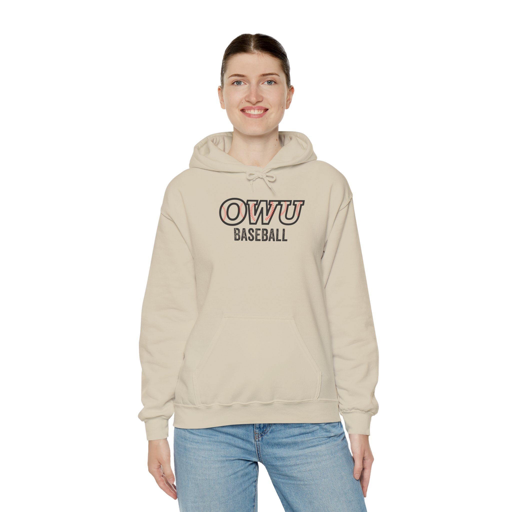Adult Unisex OWU Baseball Stitches Graphic Hoodie