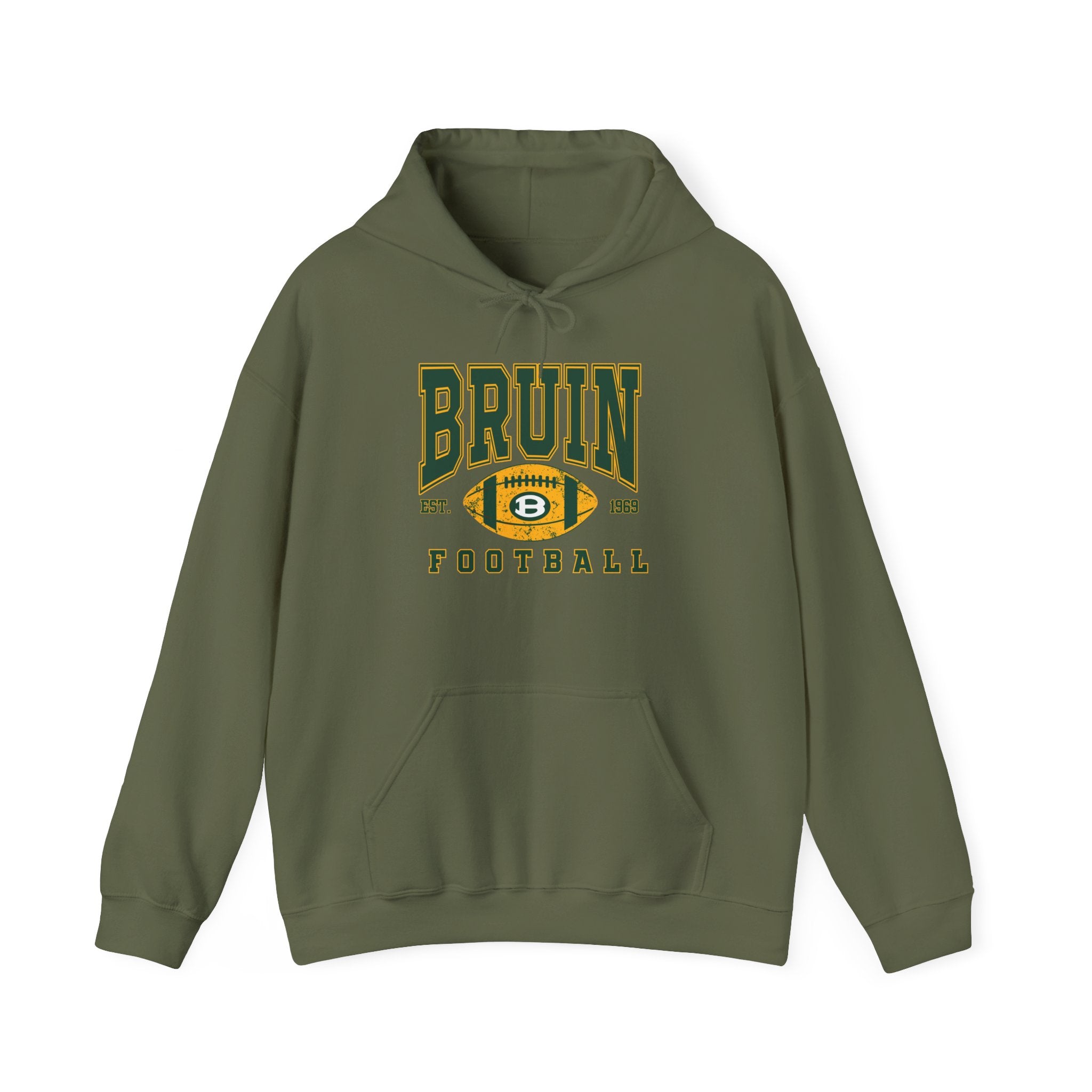 Adult Unisex Bruin Football Heritage Graphic Hoodie