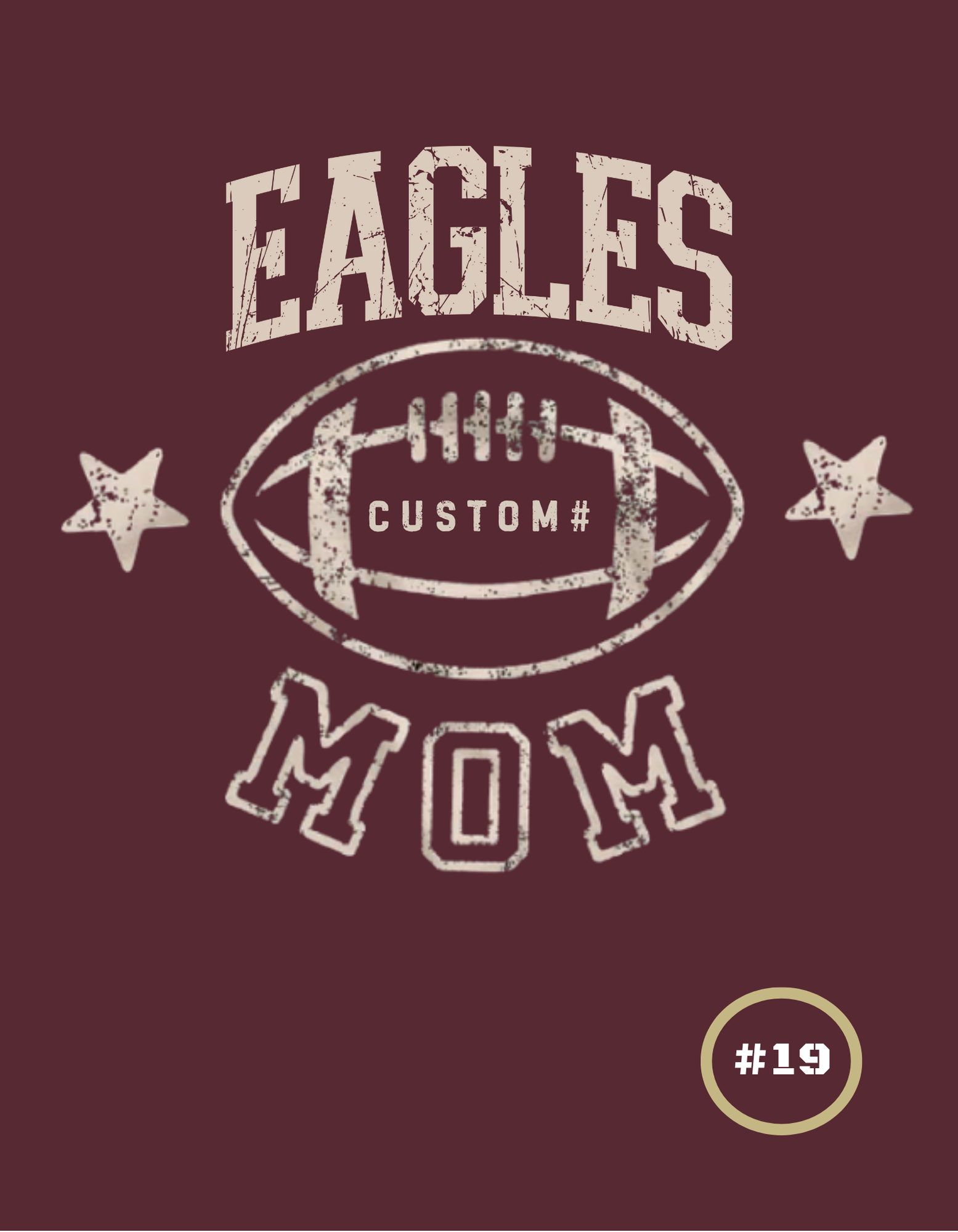 Adult Unisex Choose your Graphic Hoodie with Customized Back - New Albany Football