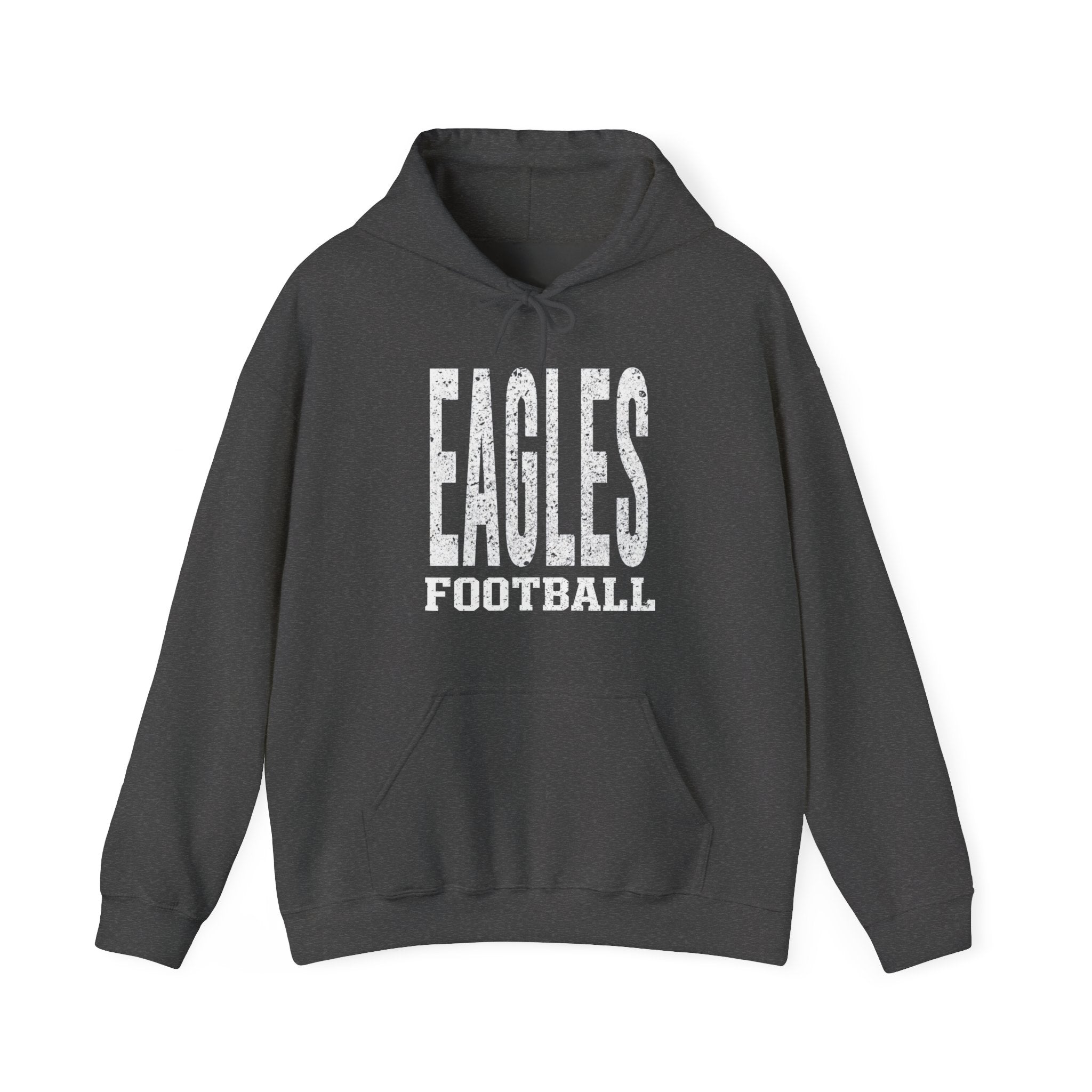 Adult Unisex New Albany Football Distressed Enlarged Graphic Hoodie