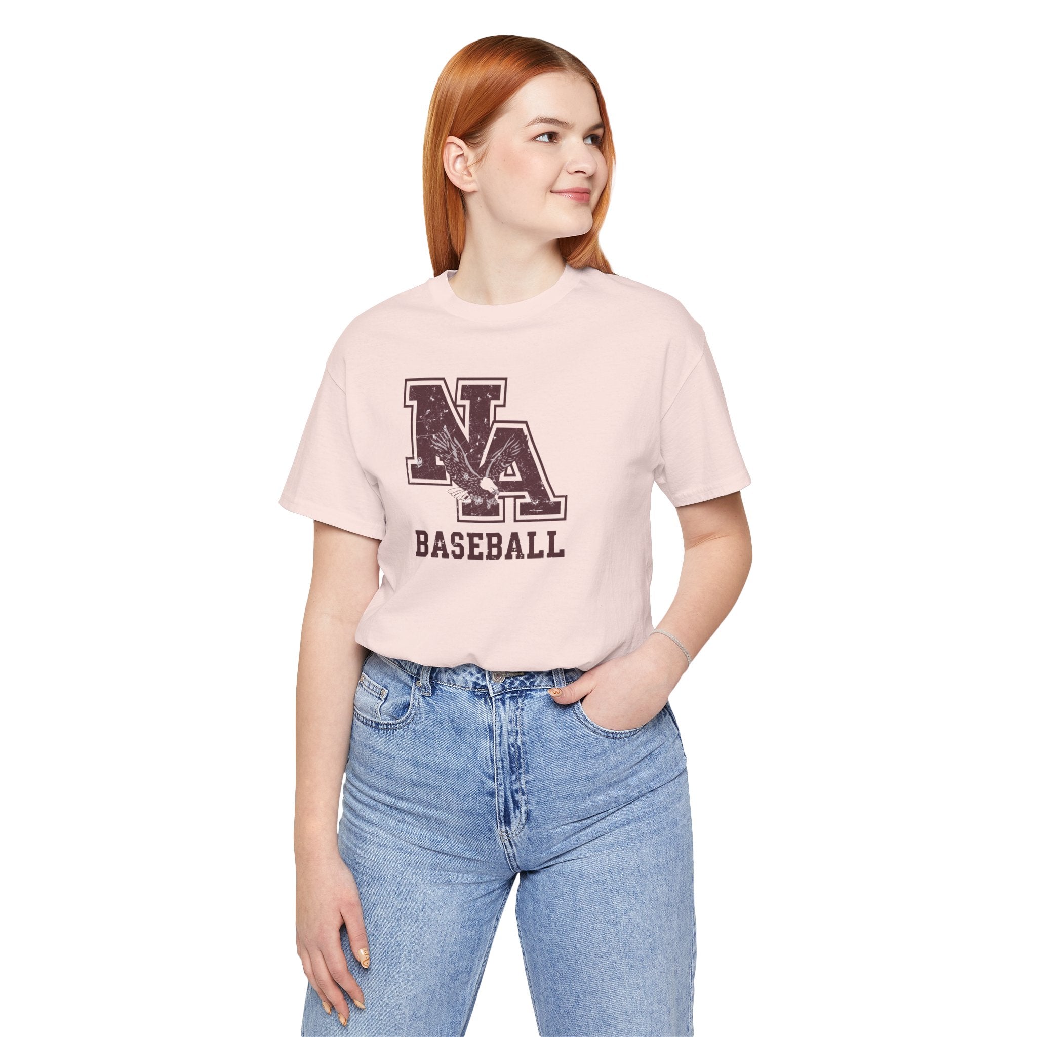 Adult Unisex New Albany Baseball Vintage Vibe Logo Graphic Short Sleeve Soft Tee