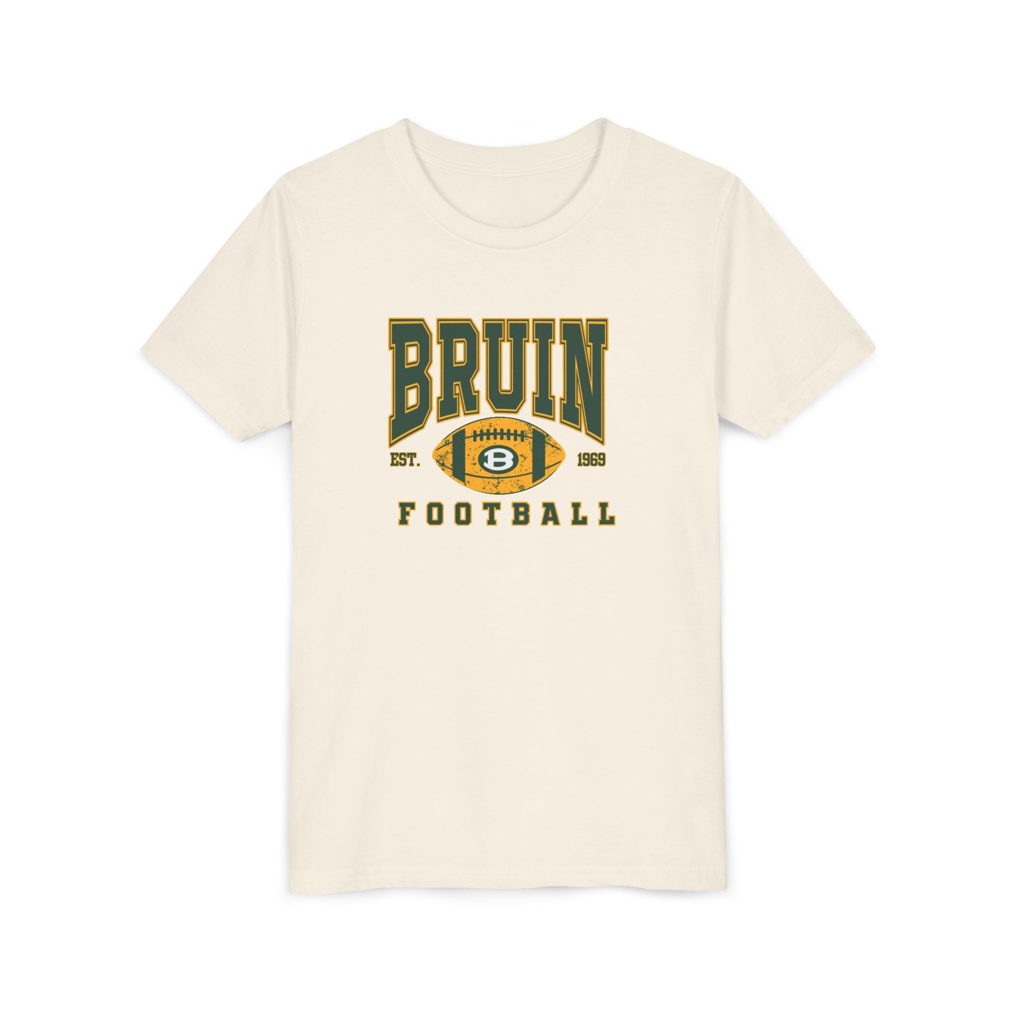 Youth Bruin Football Heritage Graphic Short Sleeve Soft Tee