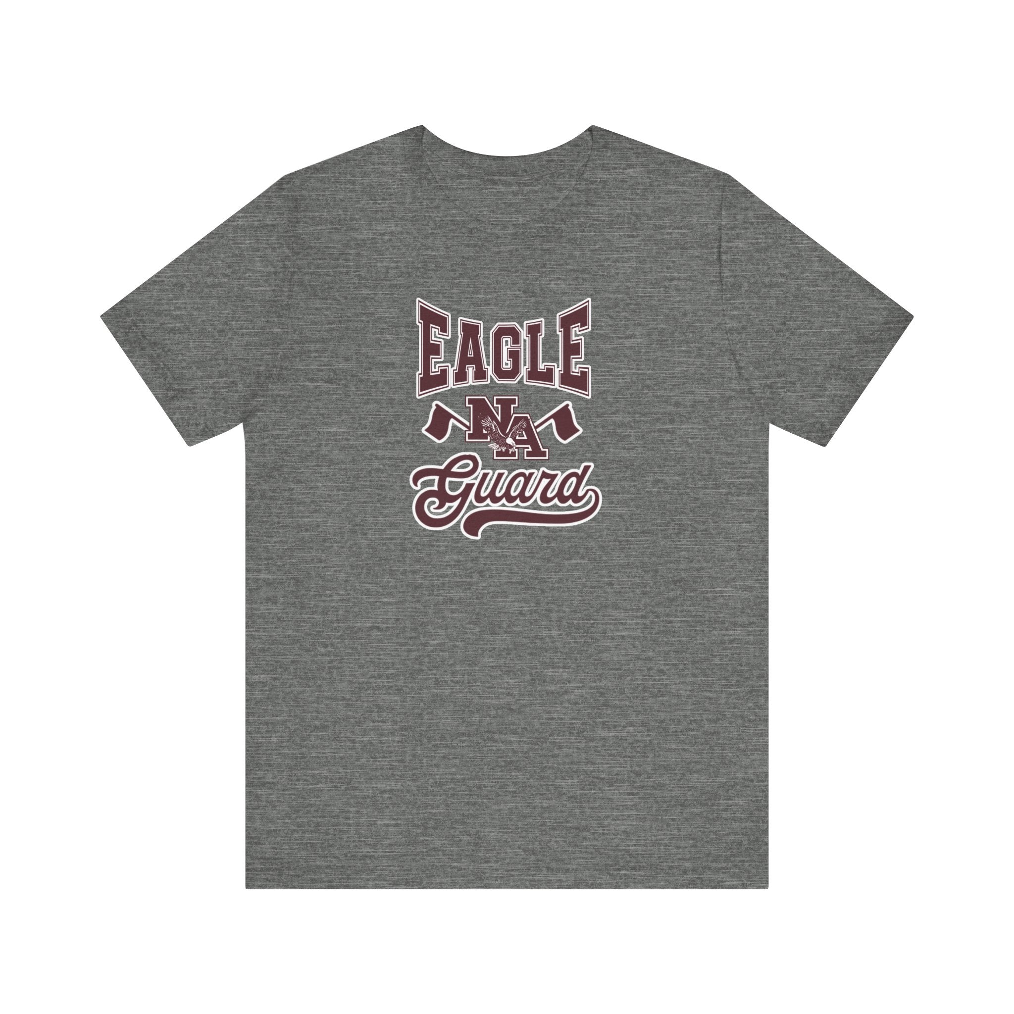 Adult Unisex Classic Varsity Eagle Guard Graphic Short Sleeve Soft Tee