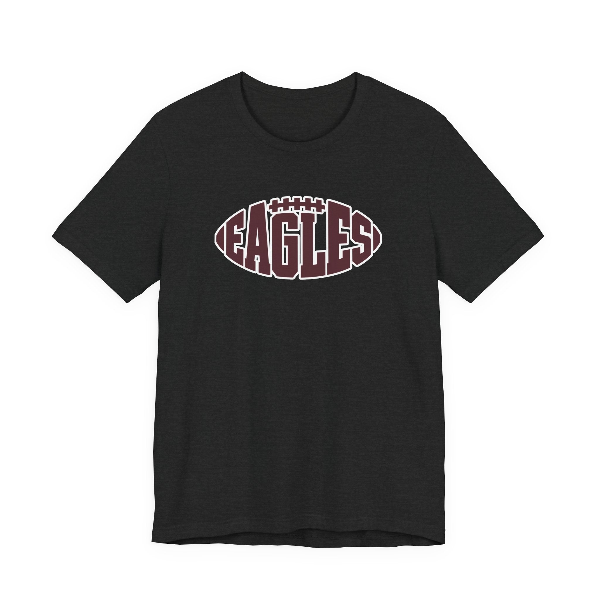 Adult Unisex New Albany Football Eagle Ball Graphic Short Sleeve Soft Tee