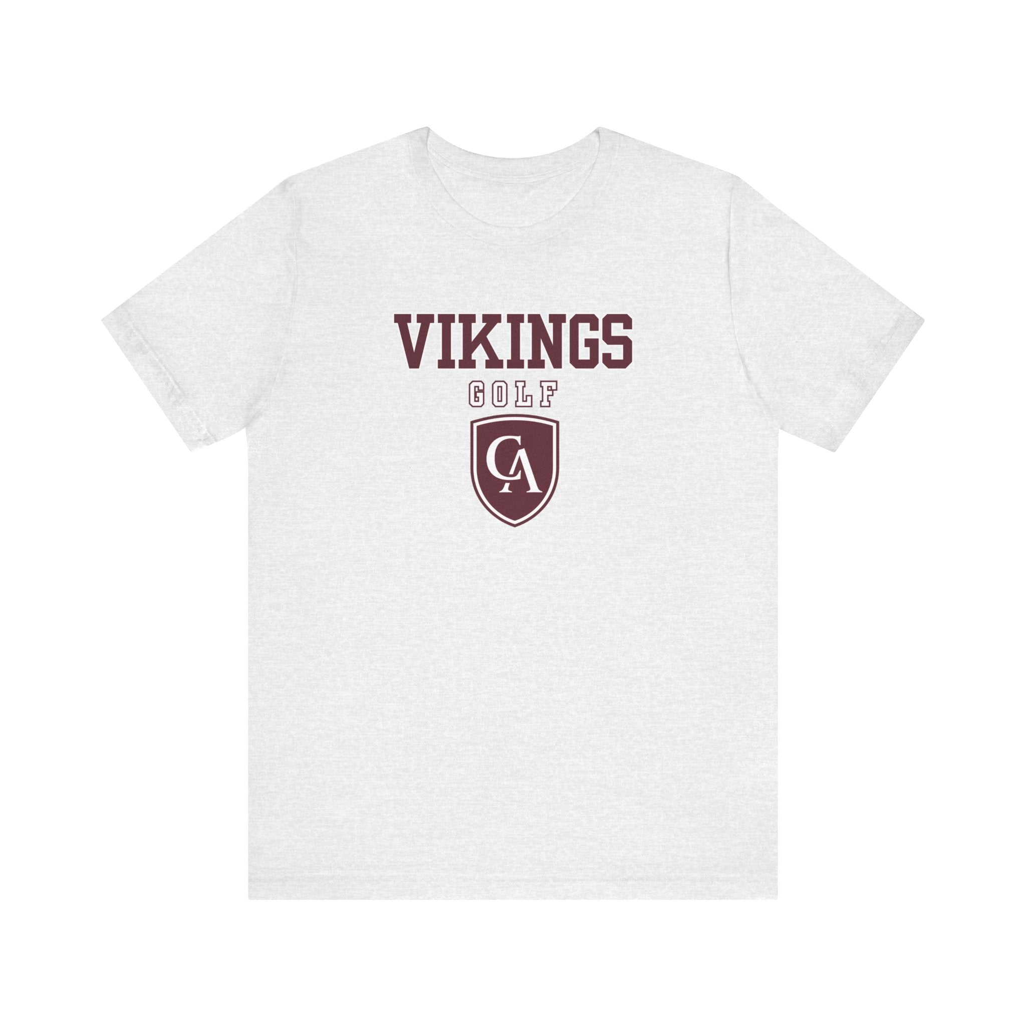Adult Unisex Columbus Academy Vikings Golf Graphic Short Sleeve Bella + Canvas Soft Tee