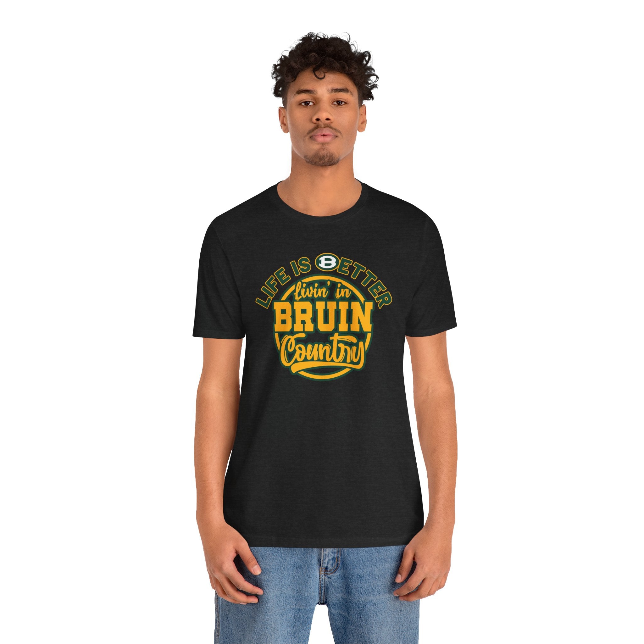 Adult Unisex Bruin Country Graphic Short Sleeve Soft Tee