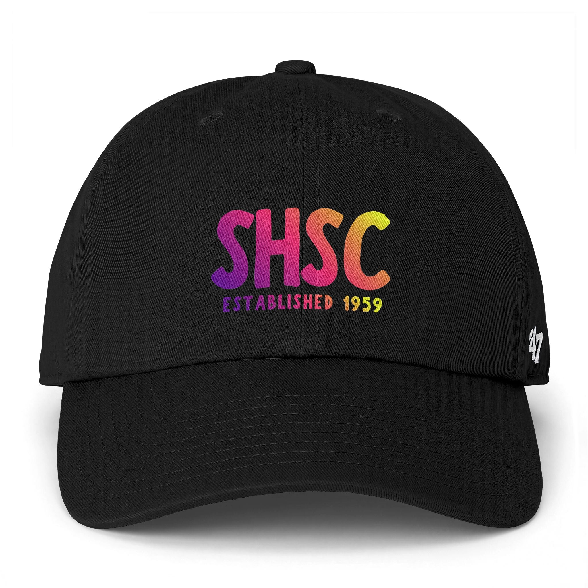Adult Unisex South Hills Swim Club SHSC Ombre Graphic 47 Brand Clean Up Cap