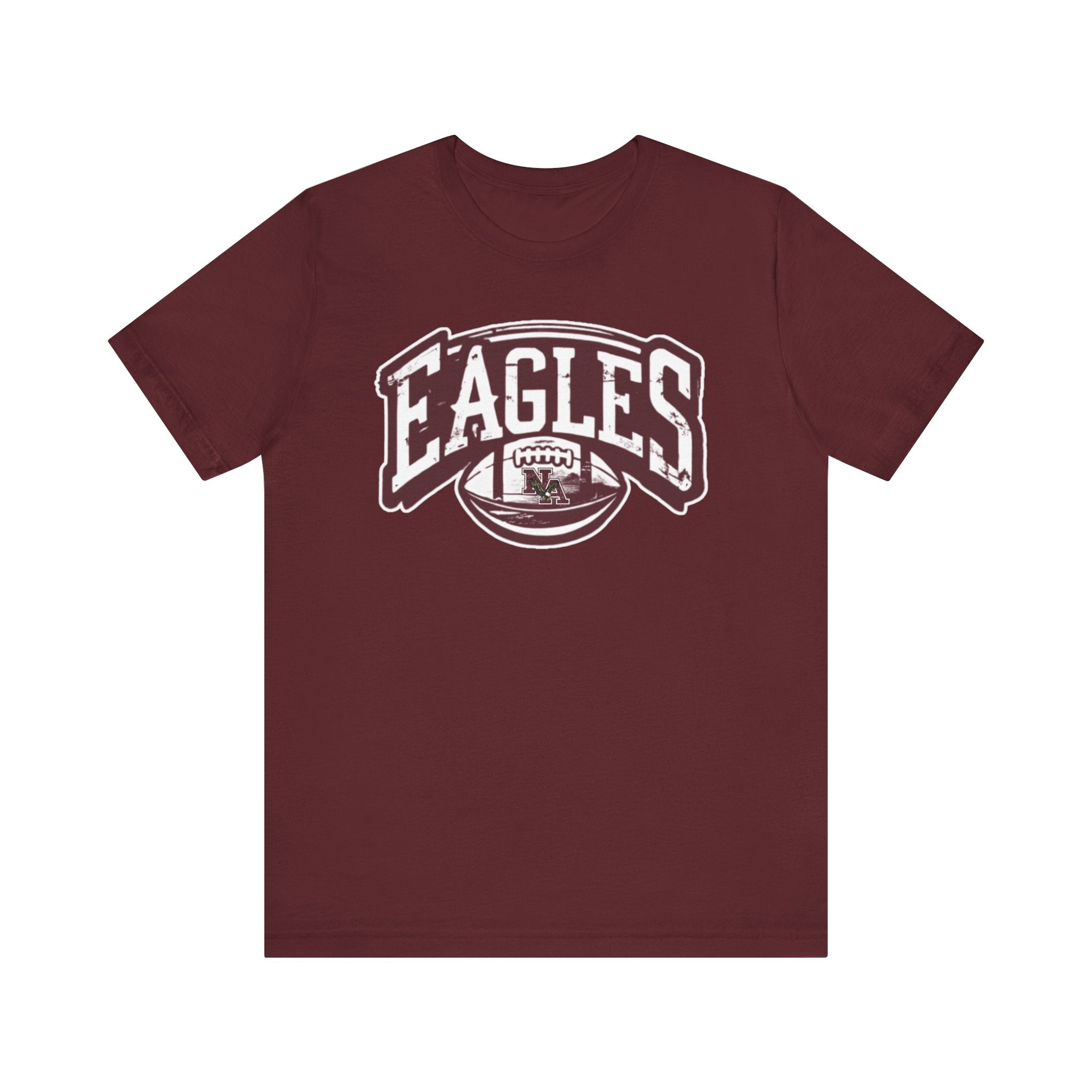 Adult Unisex New Albany Eagles Football Motion Graphic Short Sleeve Soft Tee