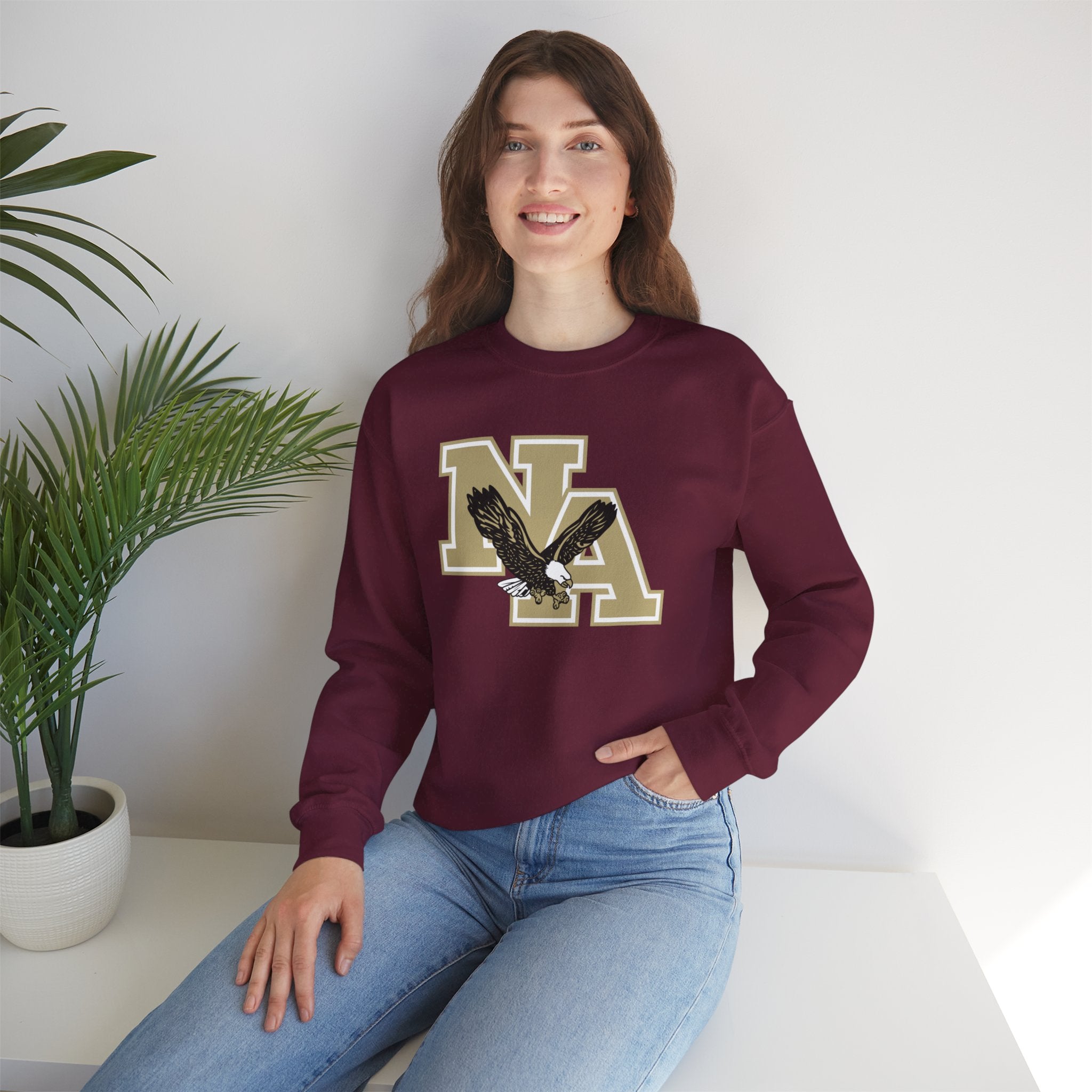 Adult Unisex Gold Classic Logo Graphic Sweatshirt
