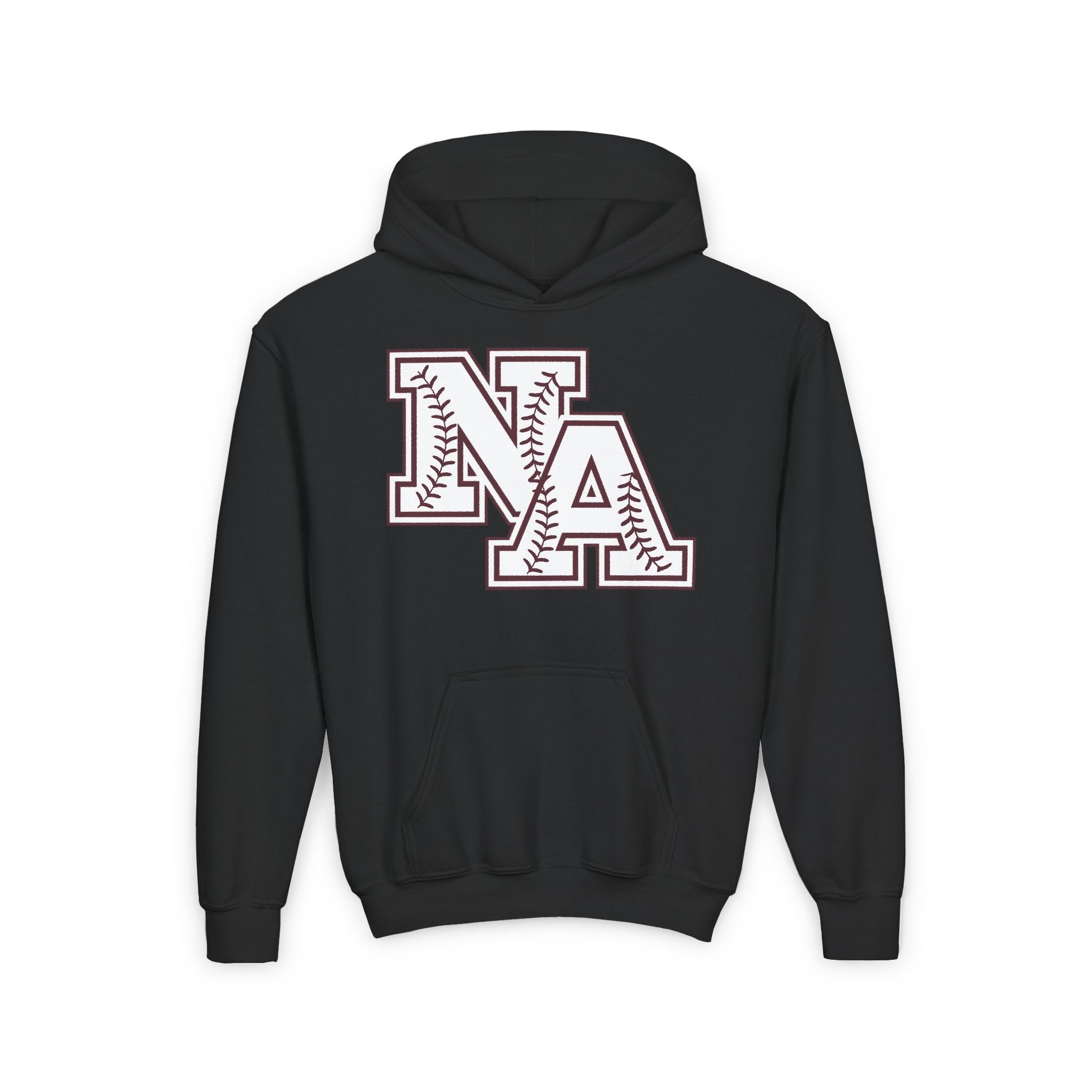 Youth Baseball Stitches Classic Logo Graphic Hoodie