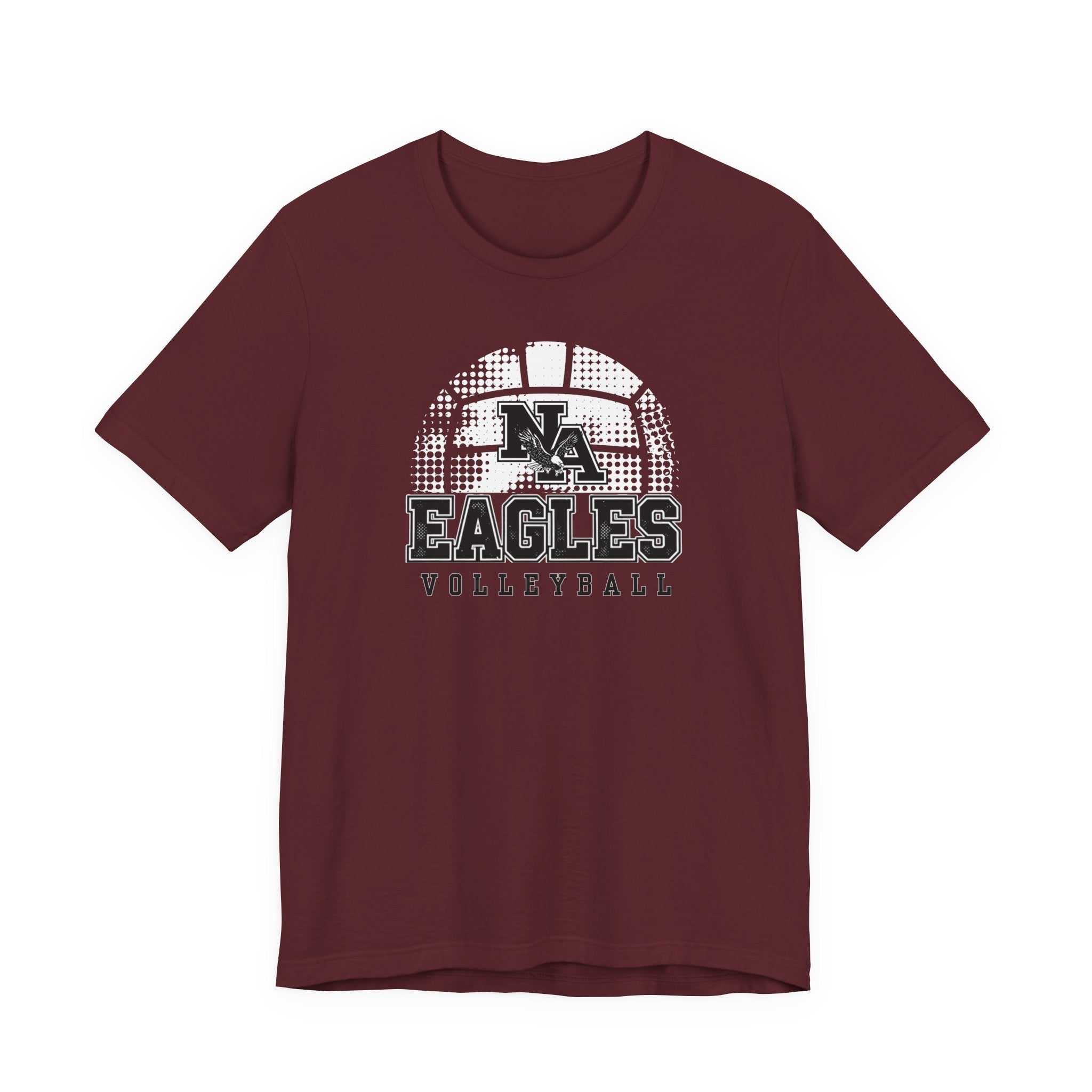 Adult Unisex New Albany Eagles Spike it Graphic Short Sleeve Soft Tee