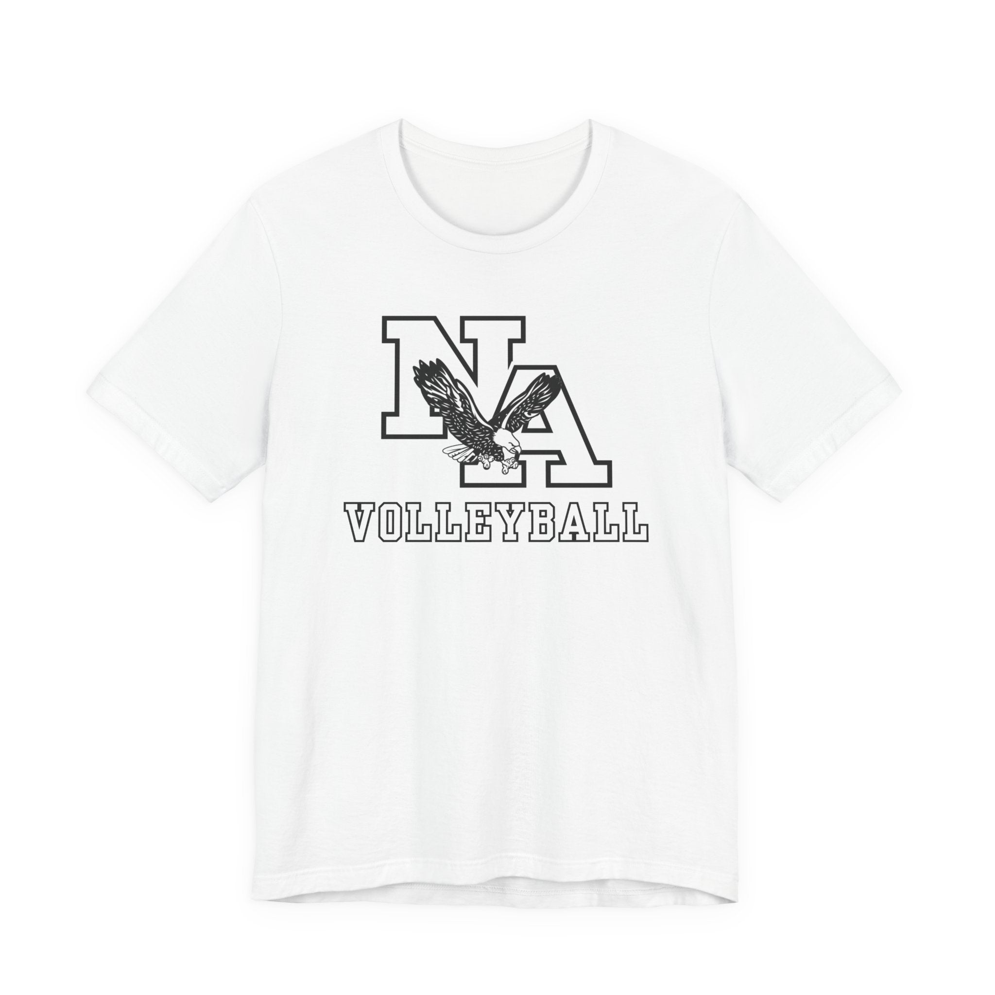 New Albany Volleyball Classic White and Black Logo Graphic