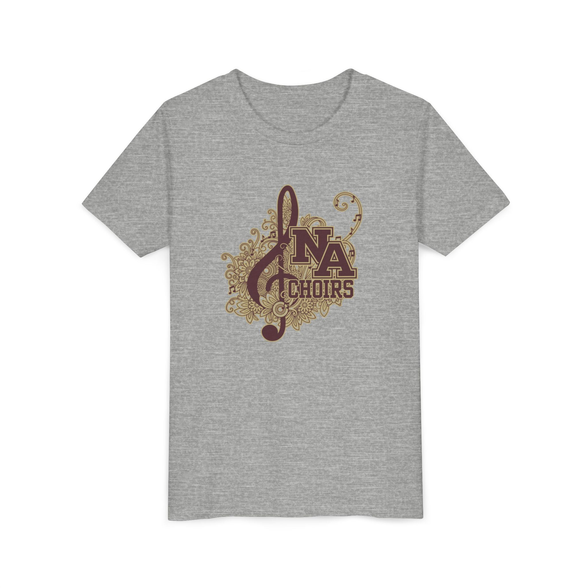 Youth Floral Medley Choirs Graphic Short Sleeve Soft Tee