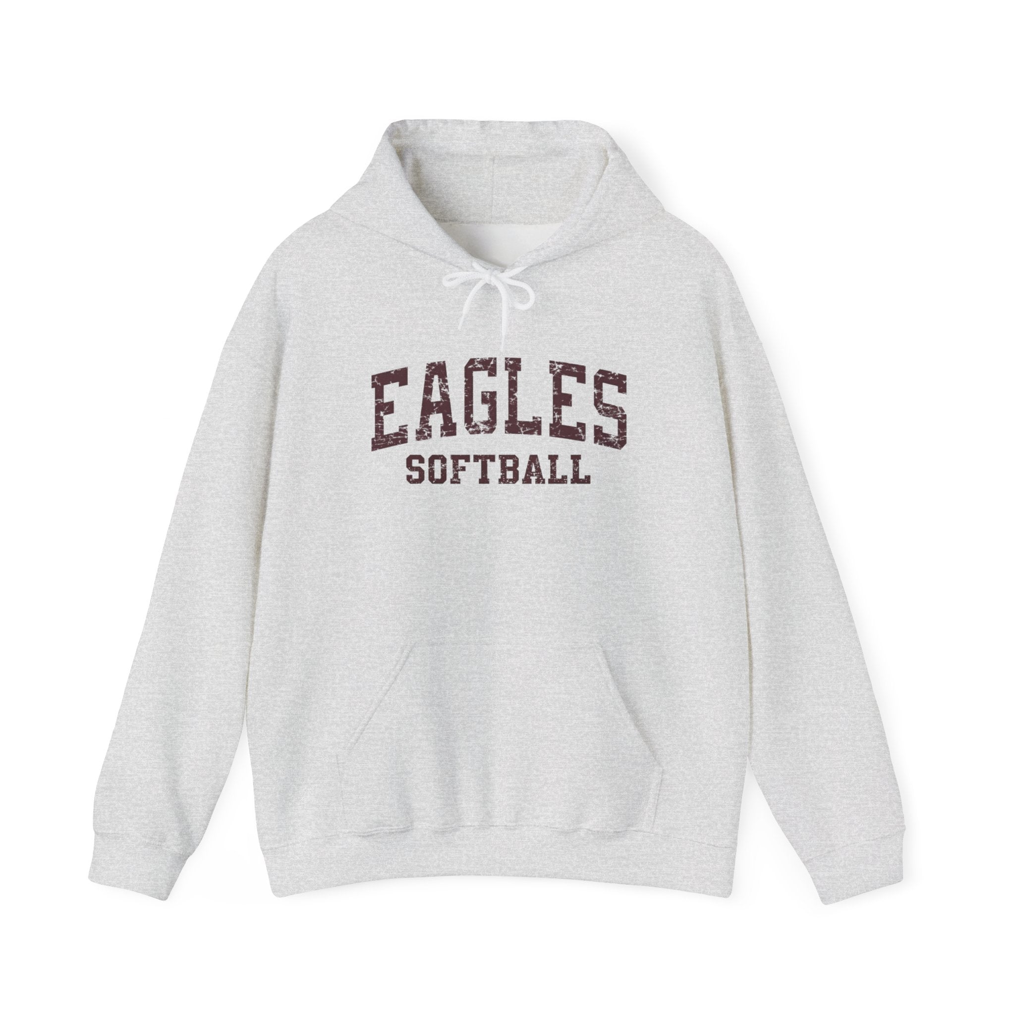 Adult Unisex New Albany Eagles Softball Vintage Distressed Graphic Hoodie