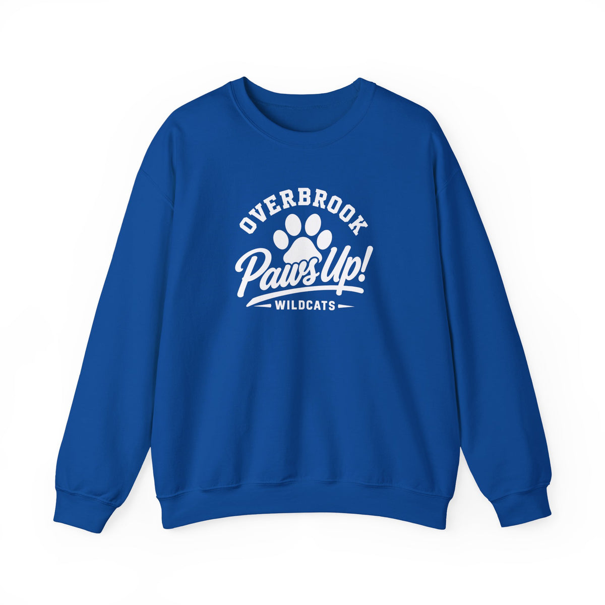 Adult Unisex Overbrook Elementary Paws Up Graphic Sweatshirt
