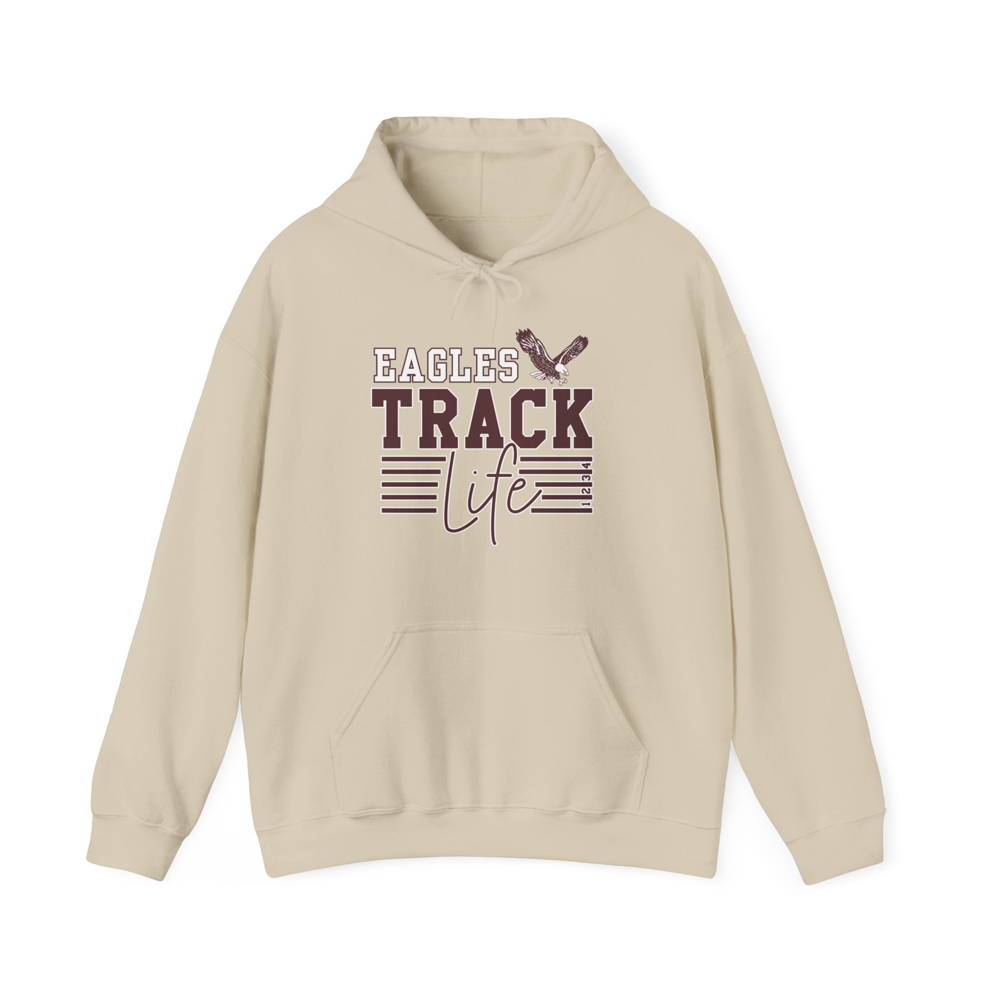 Adult Unisex Eagles Track Life Graphic Hoodie