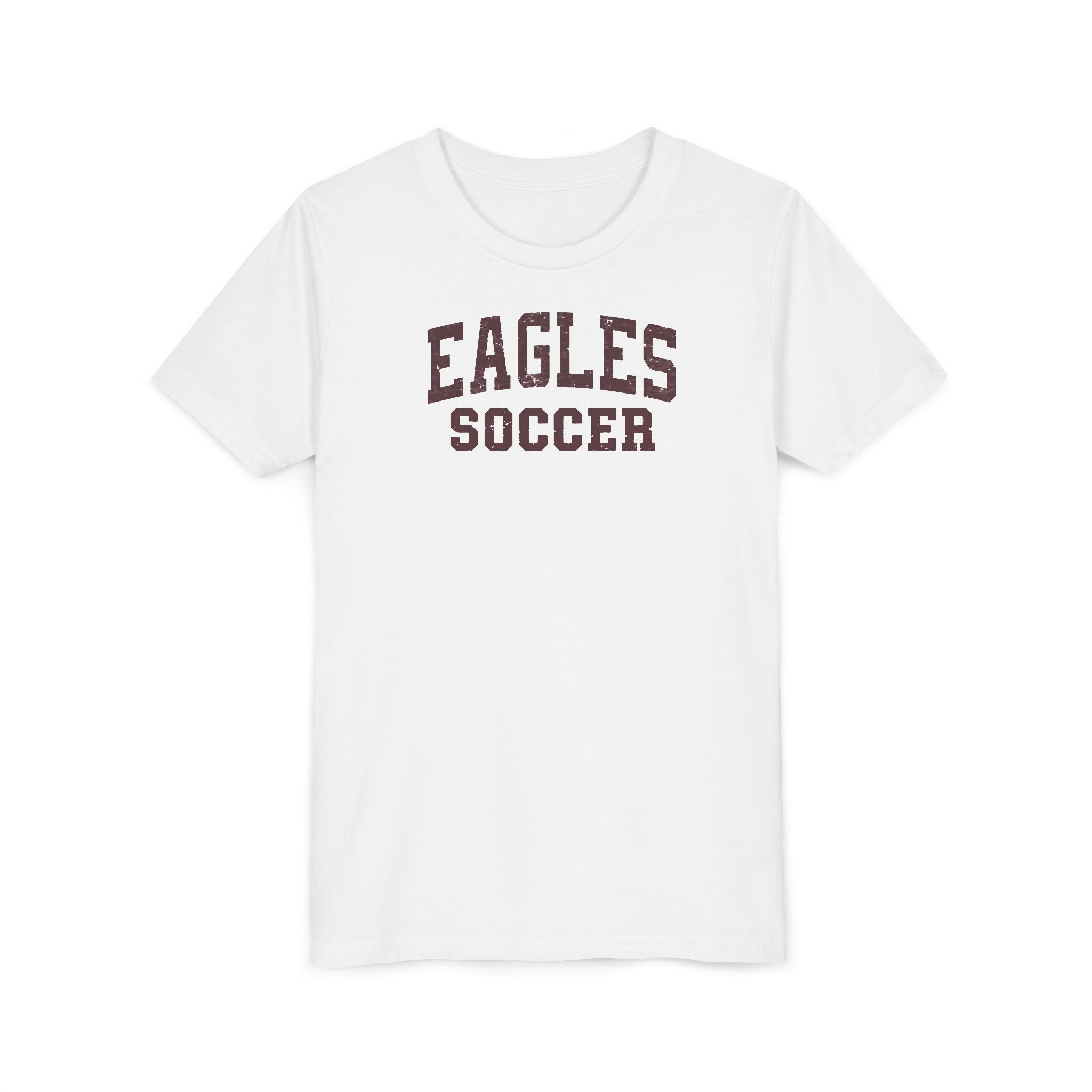 Youth New Albany Eagles Soccer Vintage Distressed Graphic Short Sleeve Bella + Canvas Soft Tee