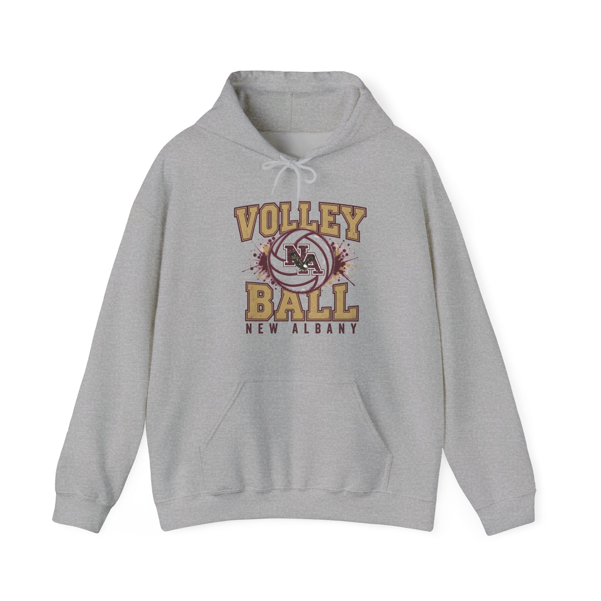 Adult Unisex New Albany Eagles Power Volleyball Graphic Hoodie