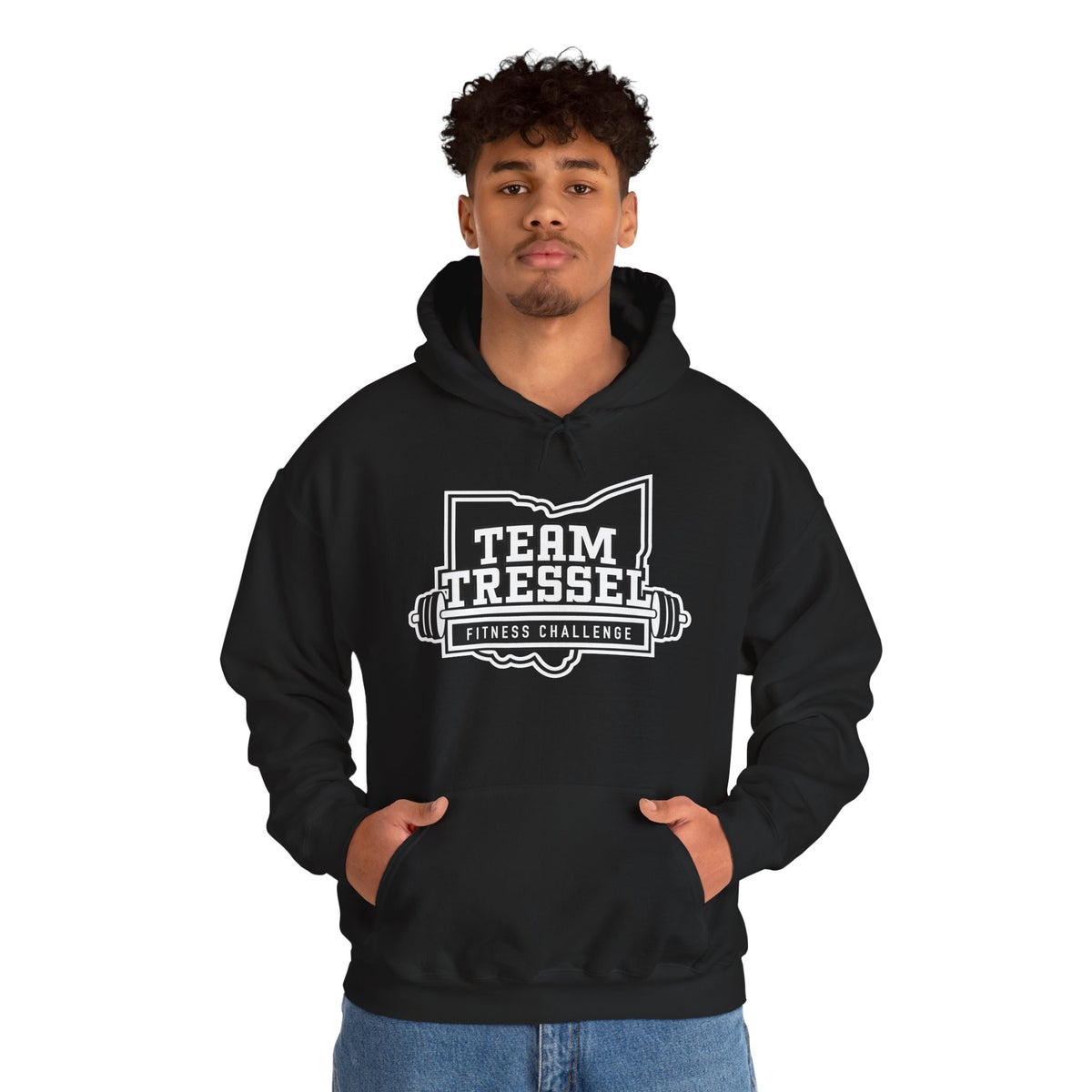 Adult Unisex Team Tressel Fitness Challenge Graphic Hoodie