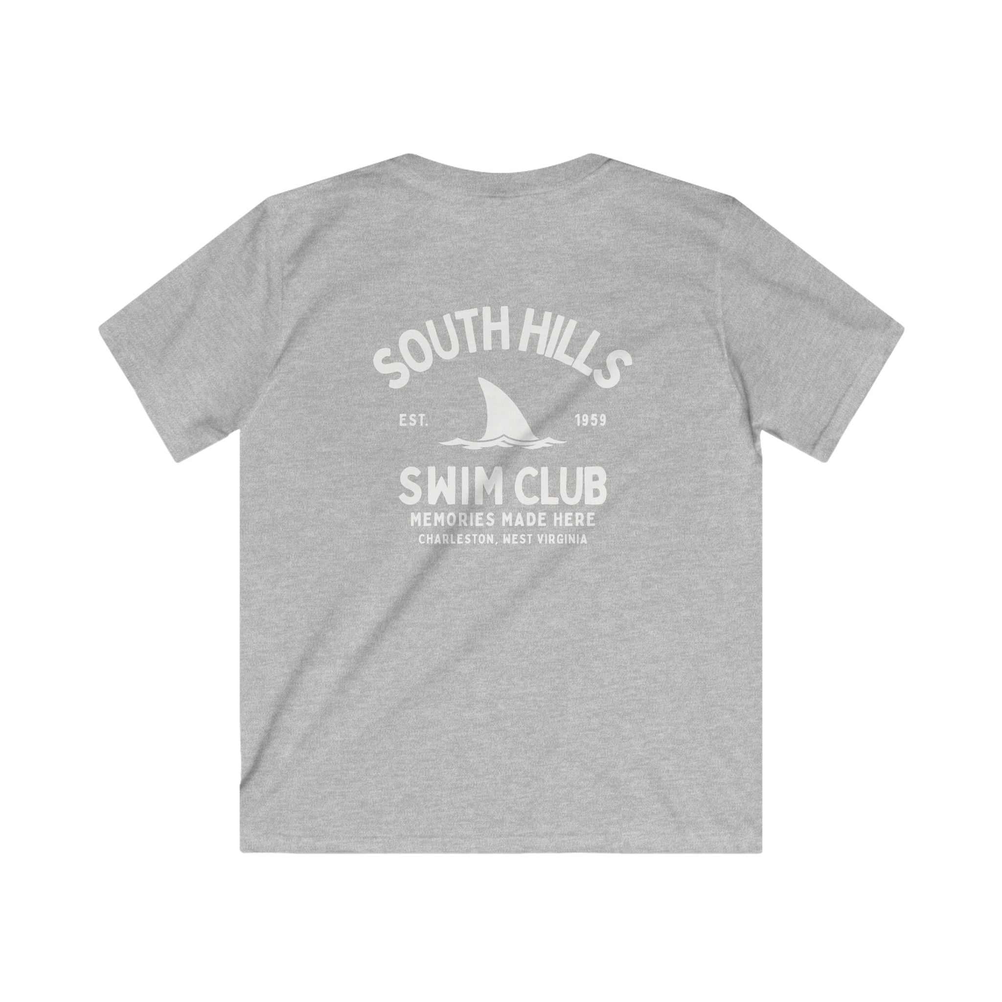 Youth South Hills Swim Club Heritage Graphic Short Sleeve Gildan Softstyle Tee