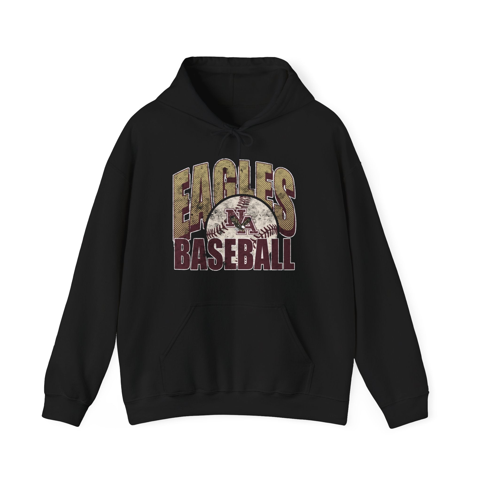 Adult Unisex New Albany Eagles Distressed Dugout Graphic Hoodie