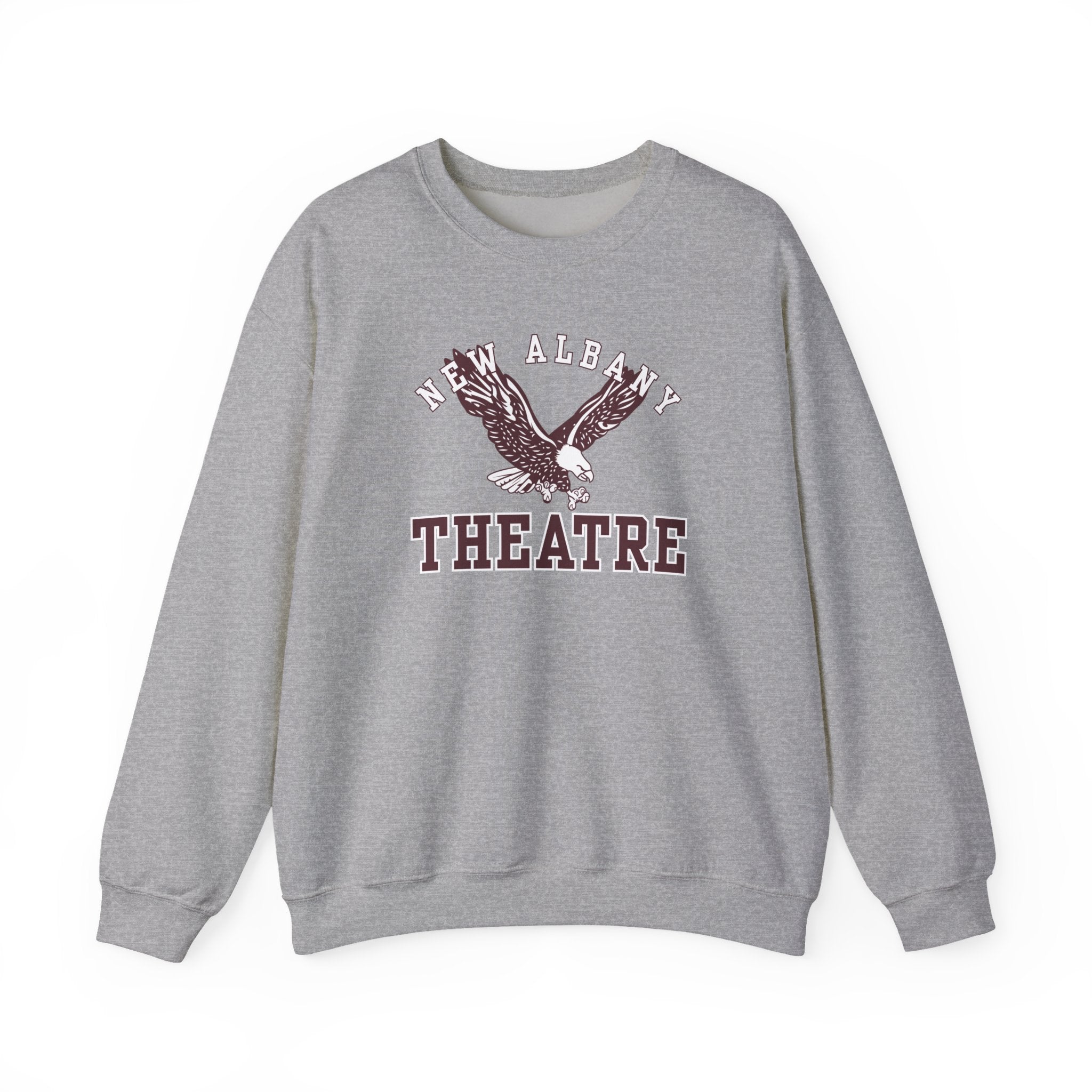 Adult Unisex Flying Theatre Eagle Graphic Sweatshirt