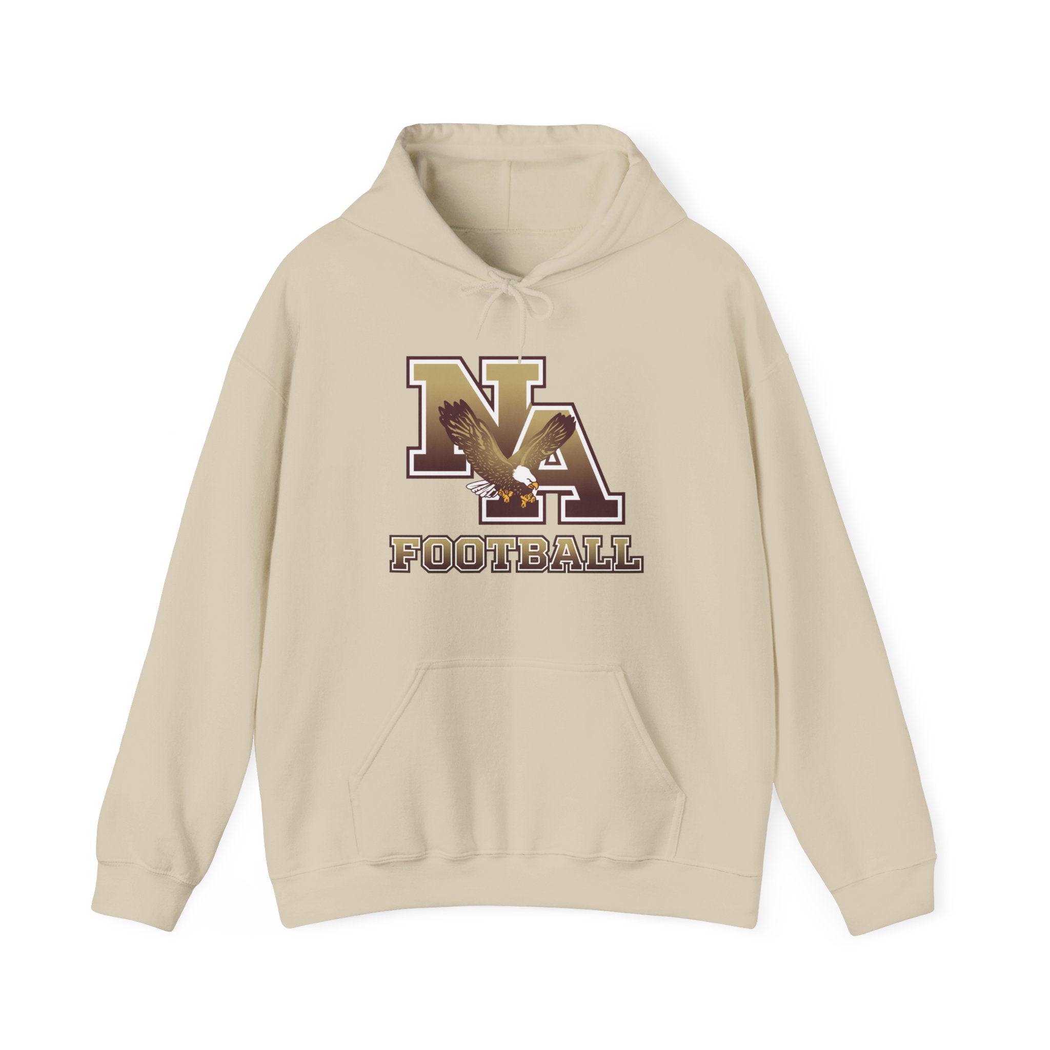 Adult Unisex New Albany Ombre Eagle Logo Graphic Hoodie