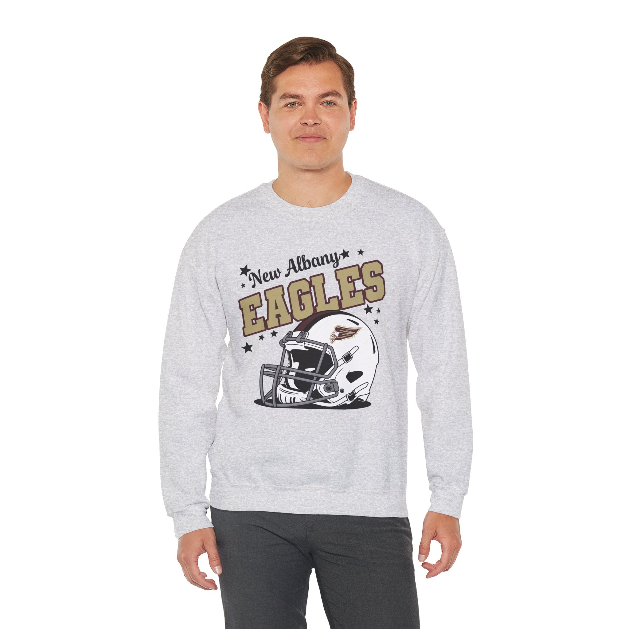Adult Unisex New Albany Eagles Football Pride Graphic Sweatshirt