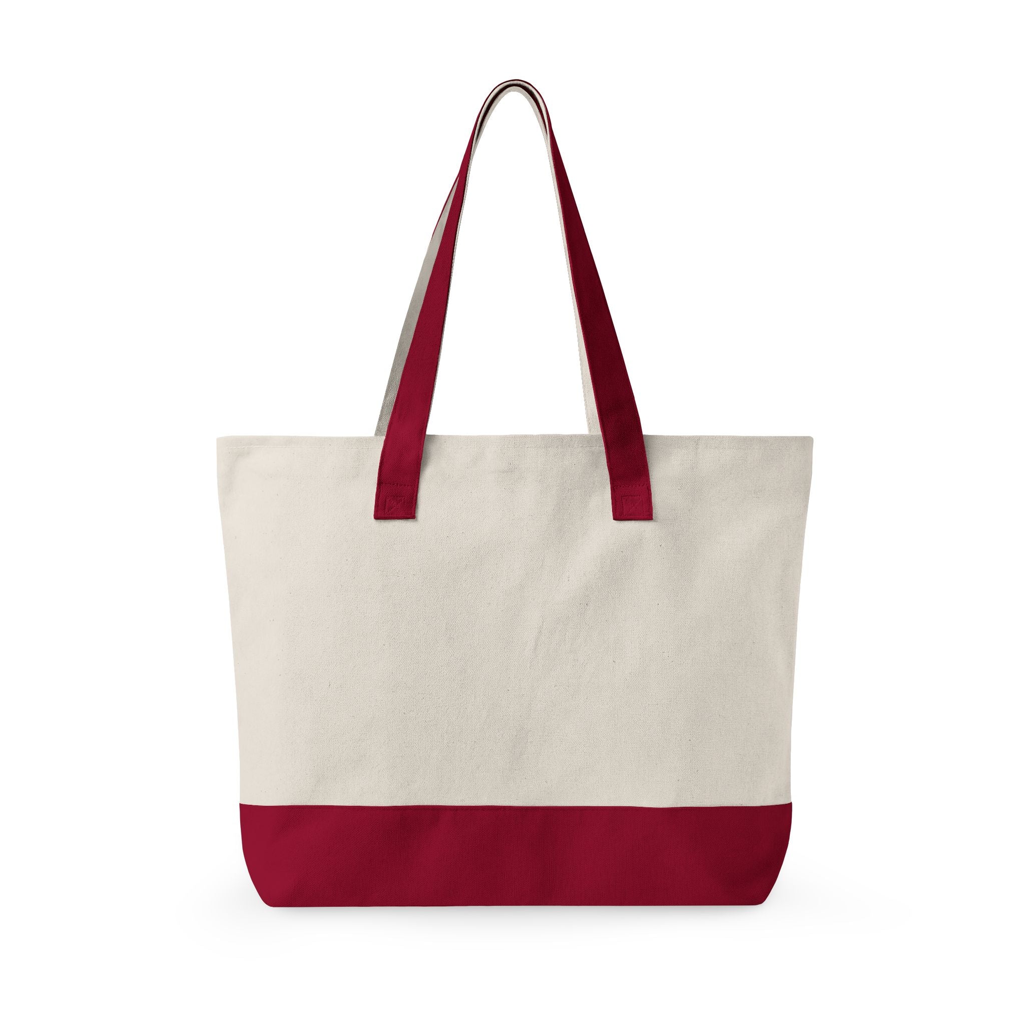 Weir Logo Zippered Canvas Tote