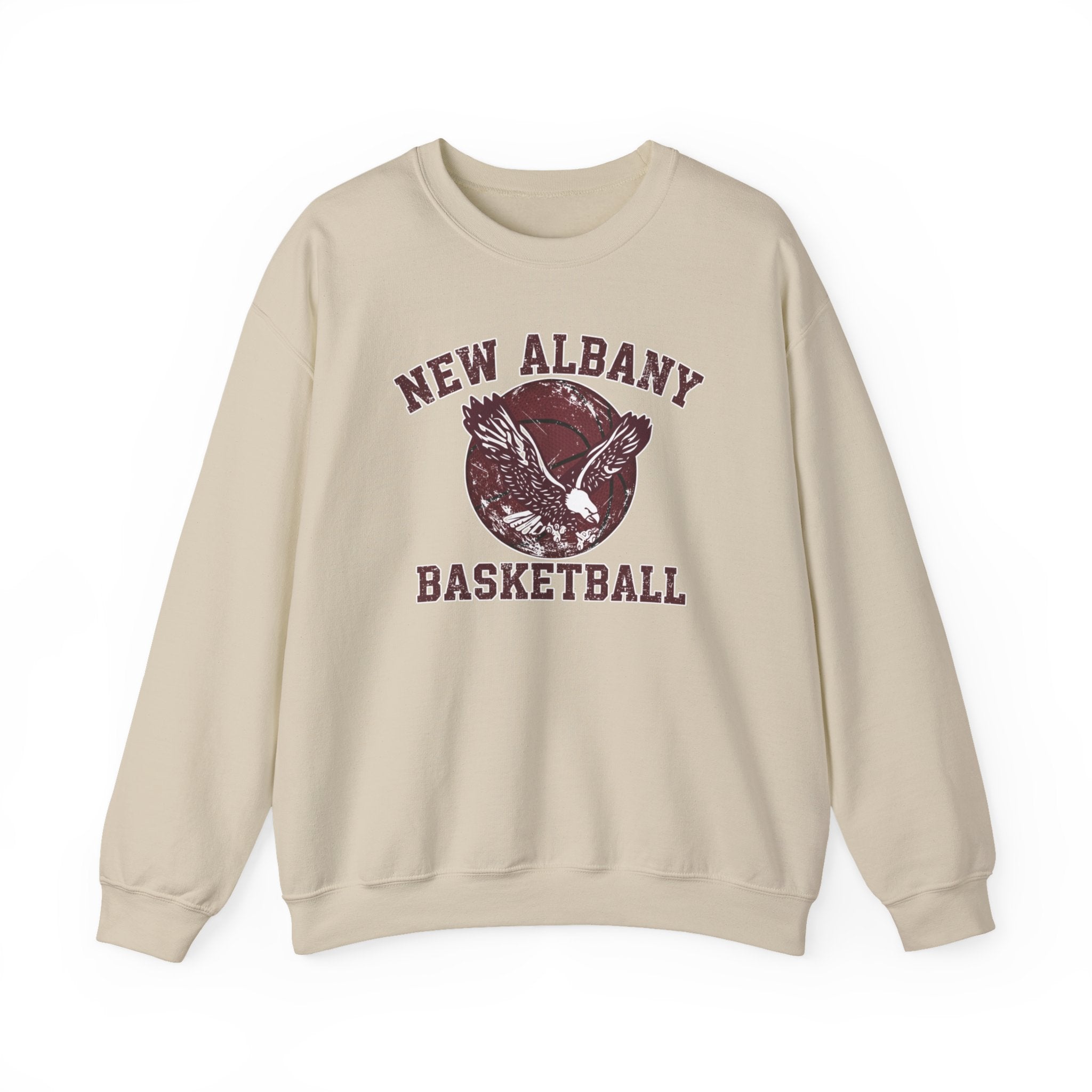 Adult UnisexNew Albany Eagles Basketball Vintage Victory Graphic Sweatshirt
