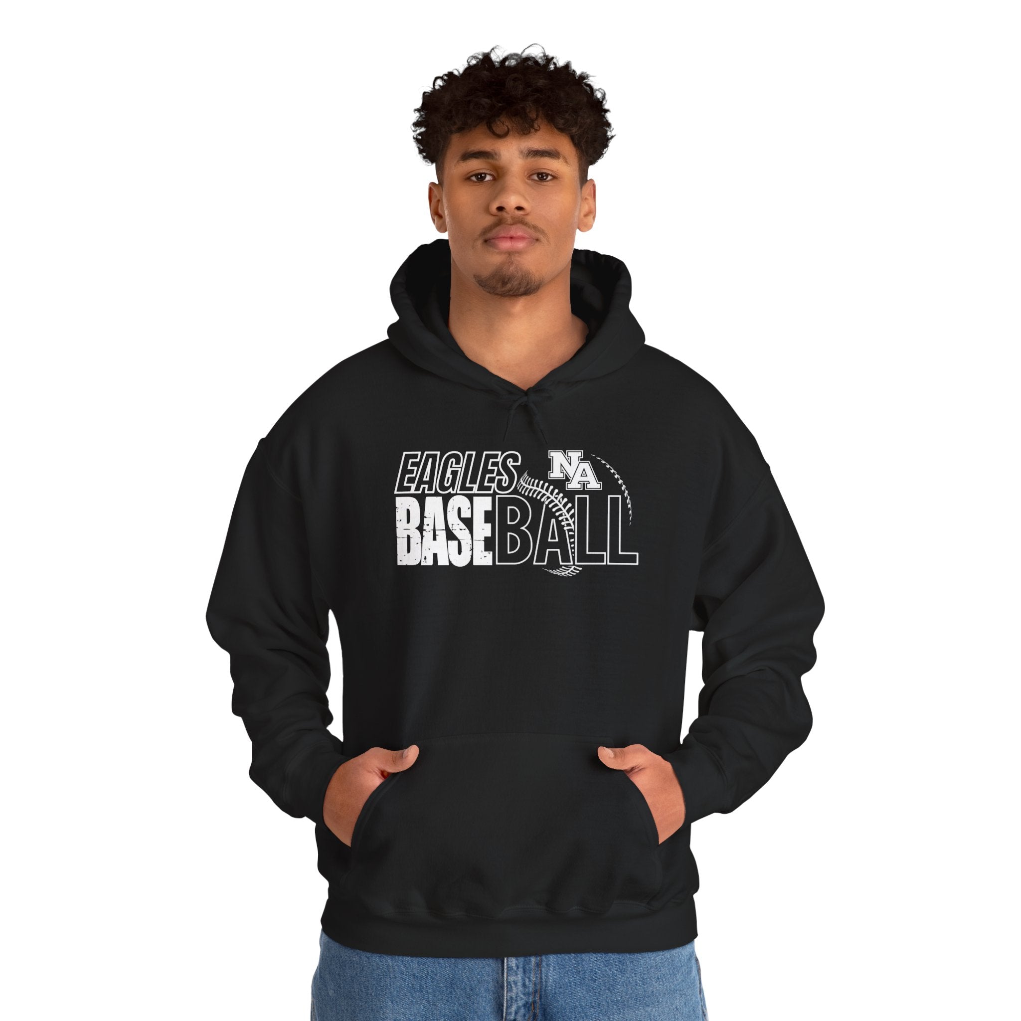 Adult Unisex New Albany Eagles Game Ball Graphic Hoodie