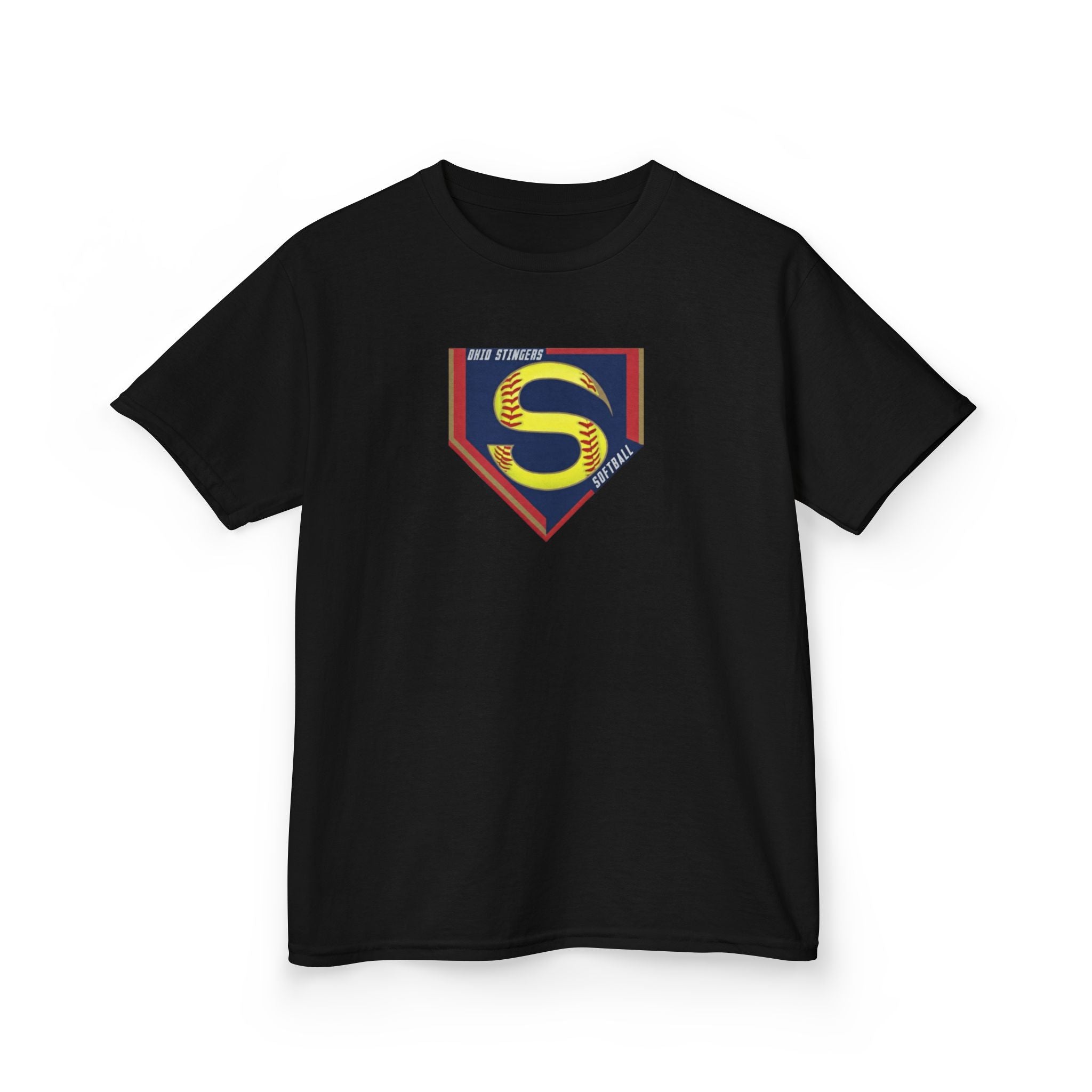 Youth Stingers Softball Logo Graphic Short Sleeve Gildan Heavy Tee