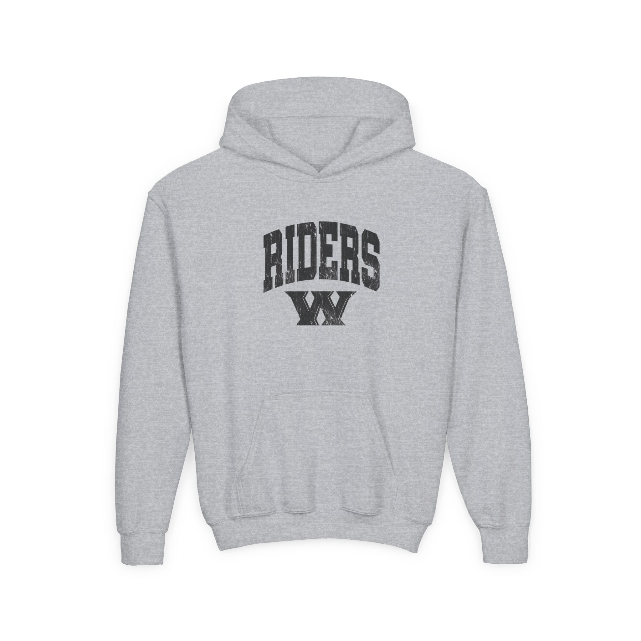 Youth Riders Arch Vintage Distressed W Graphic Hoodie