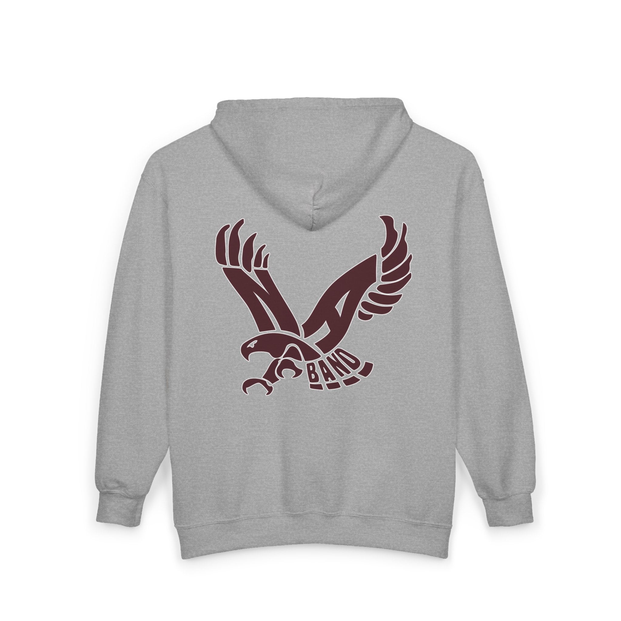 Adult Unisex NAHS Marching Band Eagle Graphic Full-Zip Sweatshirt