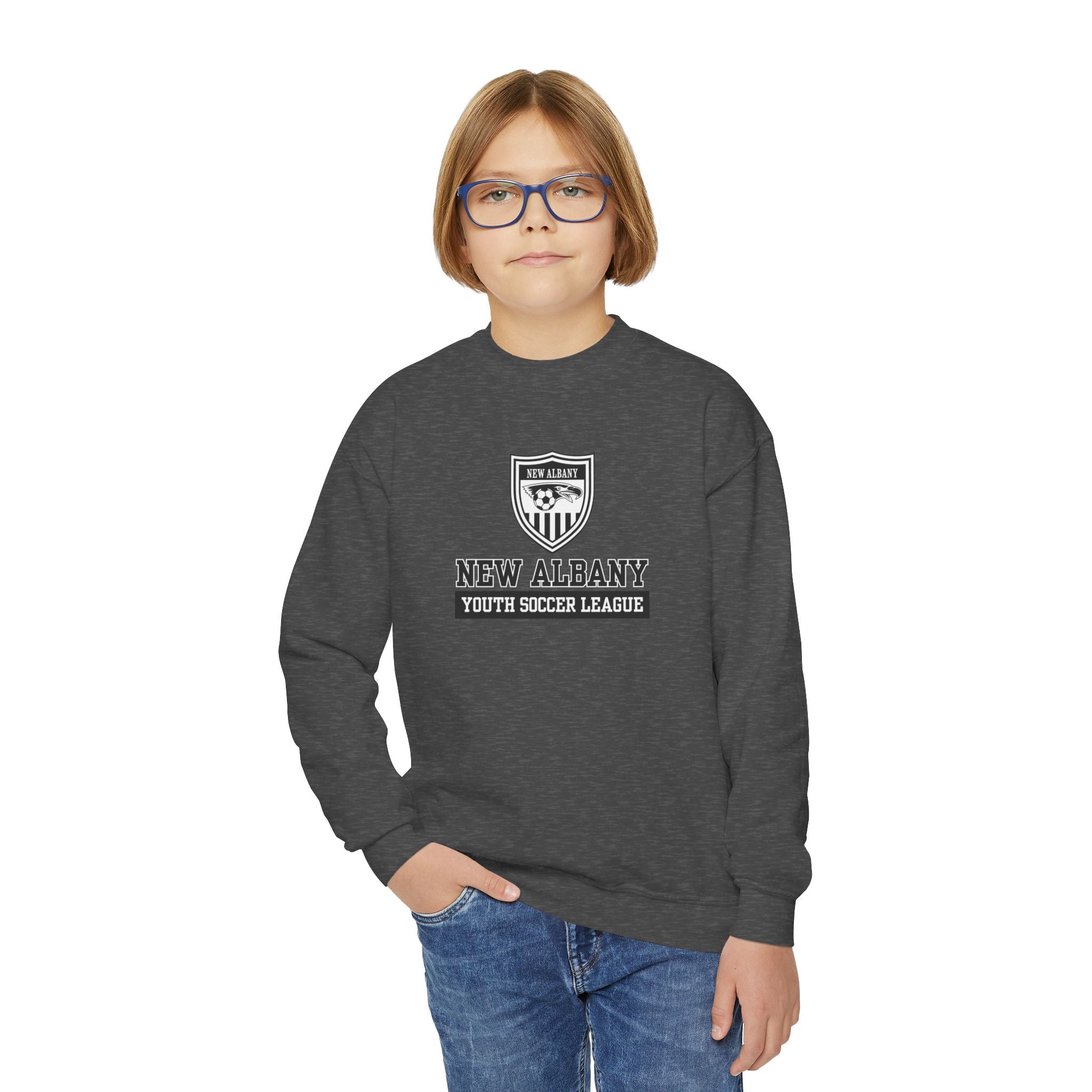 Youth New Albany Youth Soccer League Game Day Graphic Sweatshirt